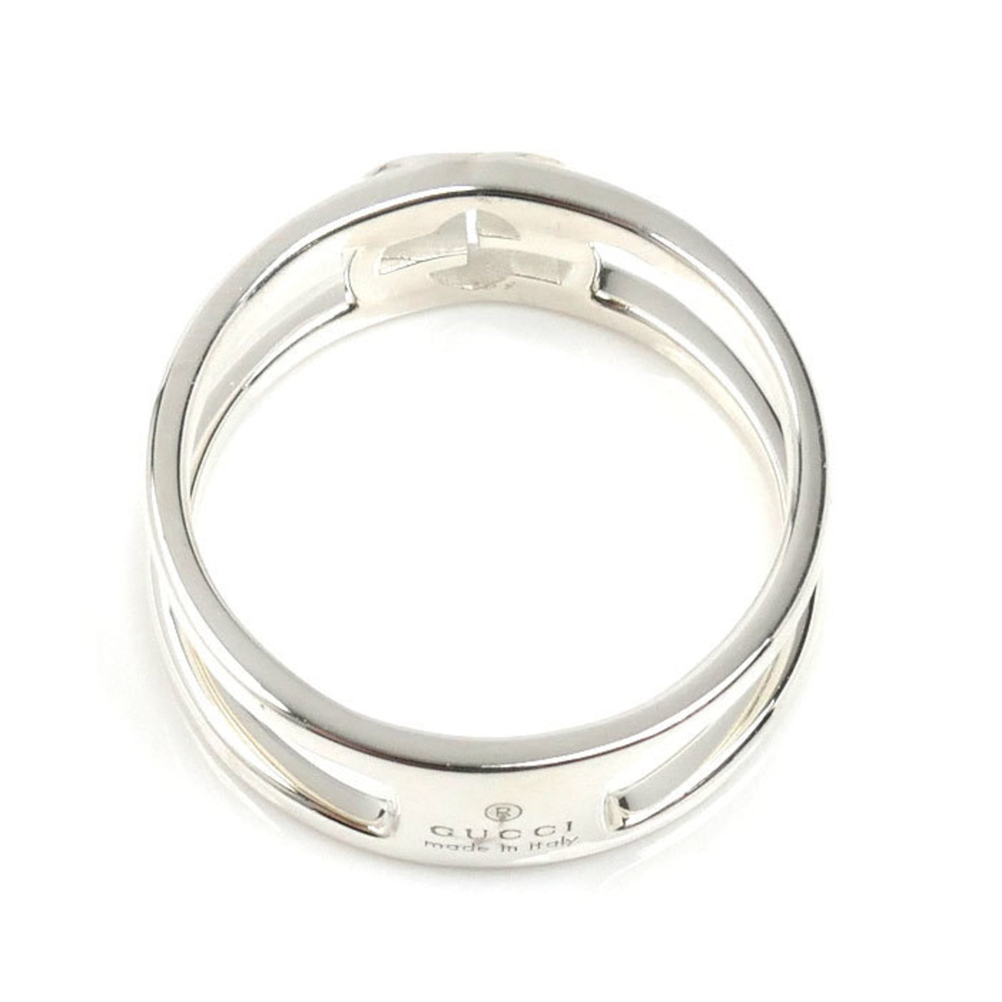 Interlocking G Ring Sterling Silver