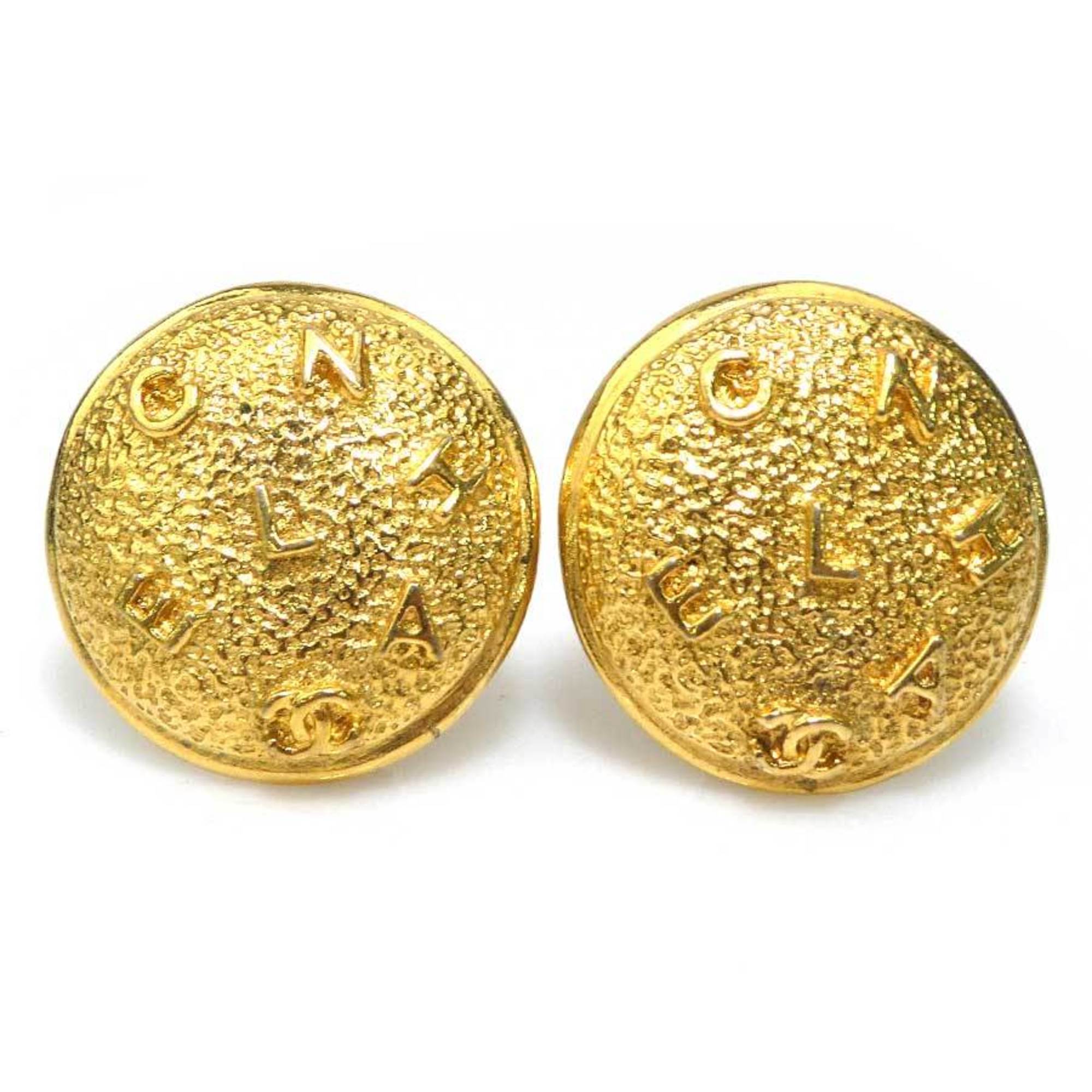 Clip-On Earrings Clip-On Gold-Tone Metal