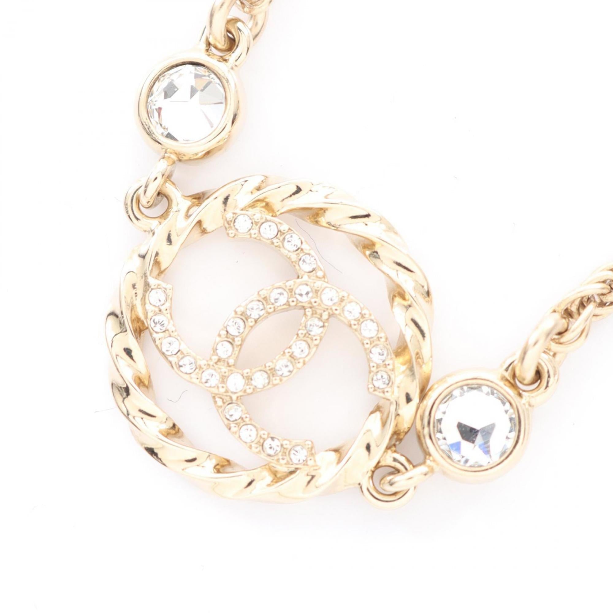 CC Logo Pendant Necklace Metal