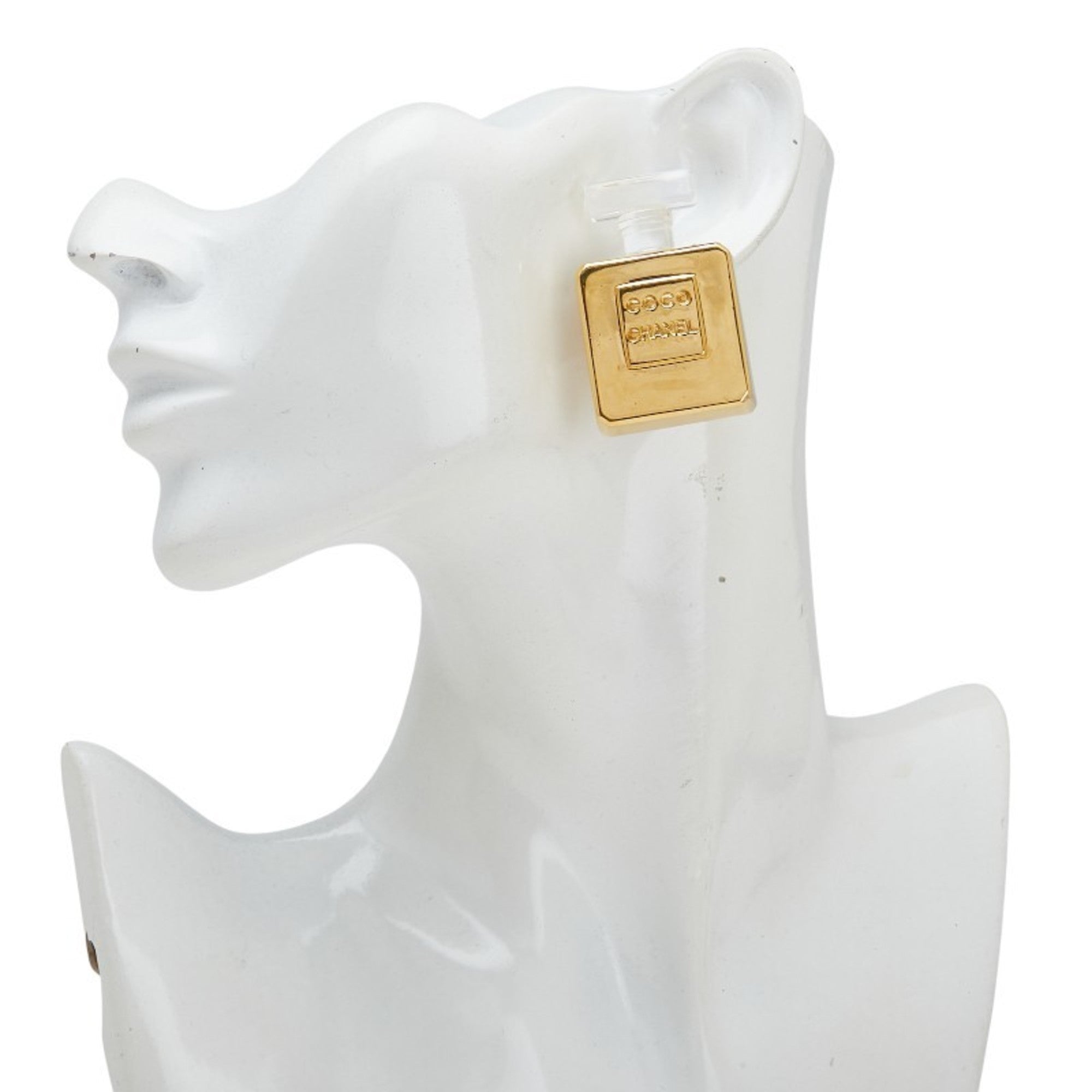 Clip-On Earrings Plated Plastic