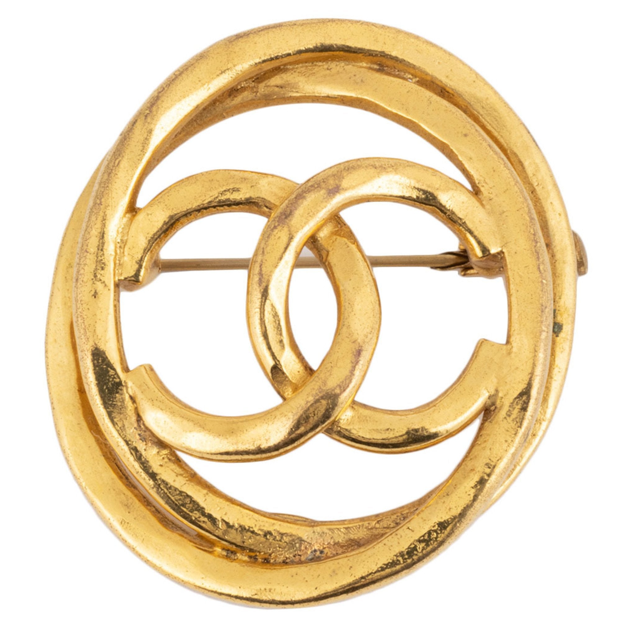 Brooch Metal Oval