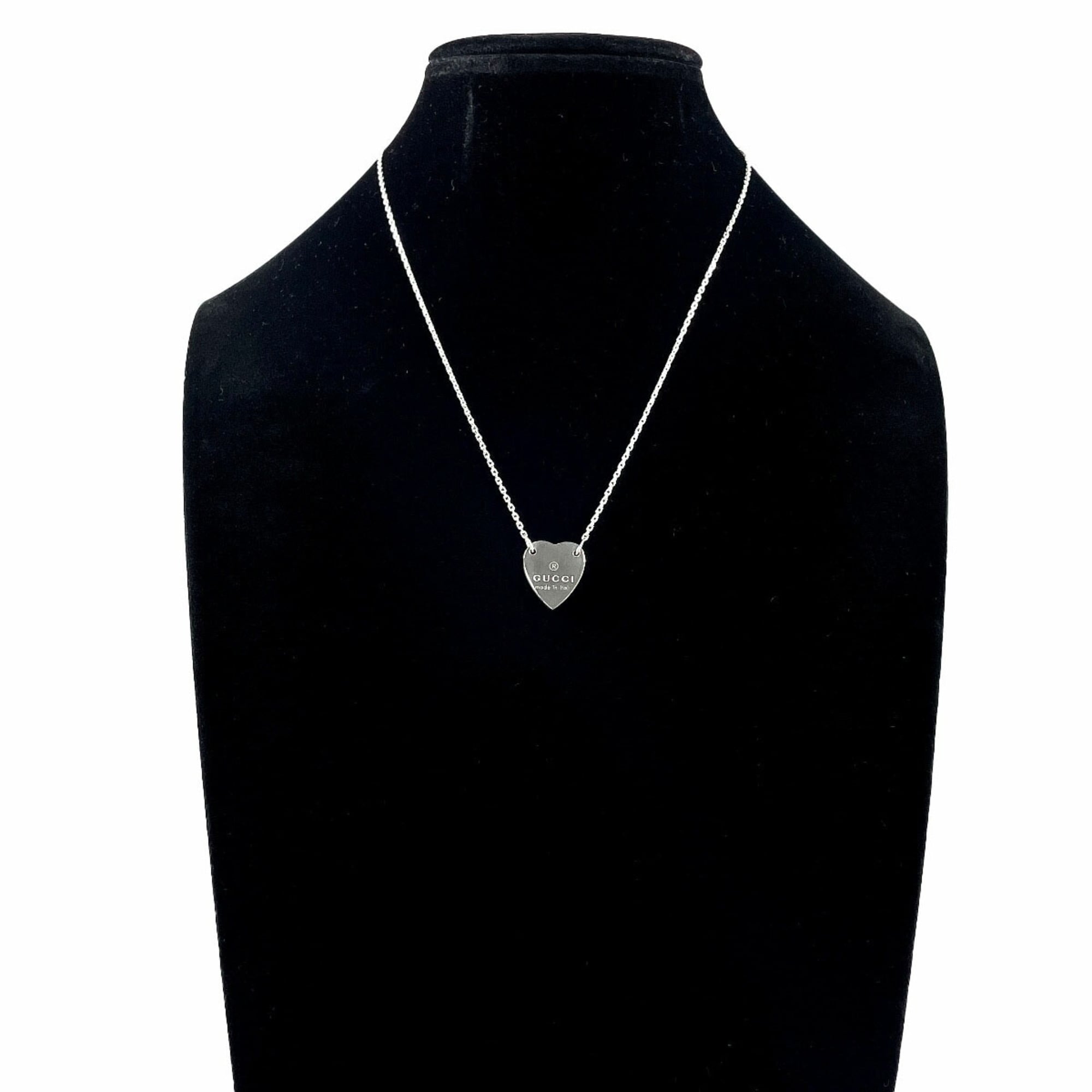 Trademark Heart Pendant Necklace Sterling Silver
