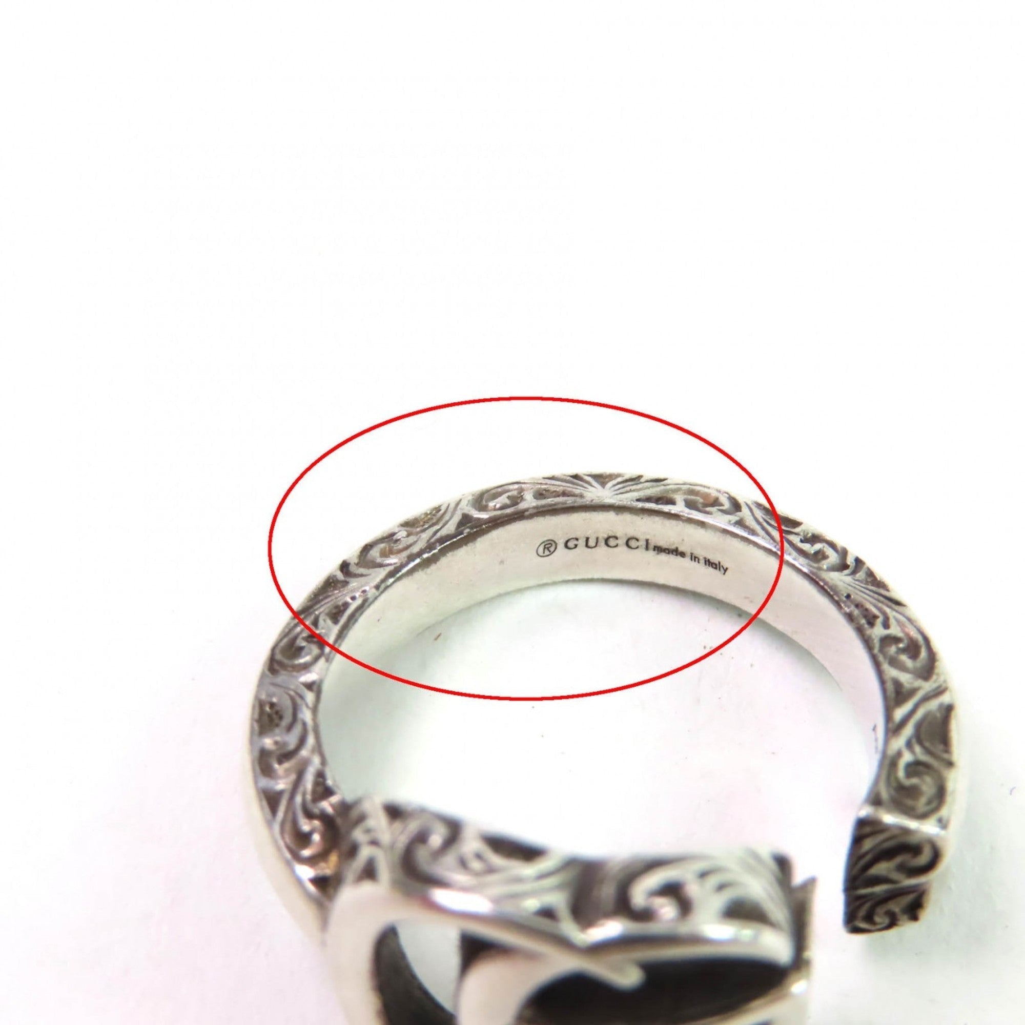 Double G Band Ring Sterling Silver