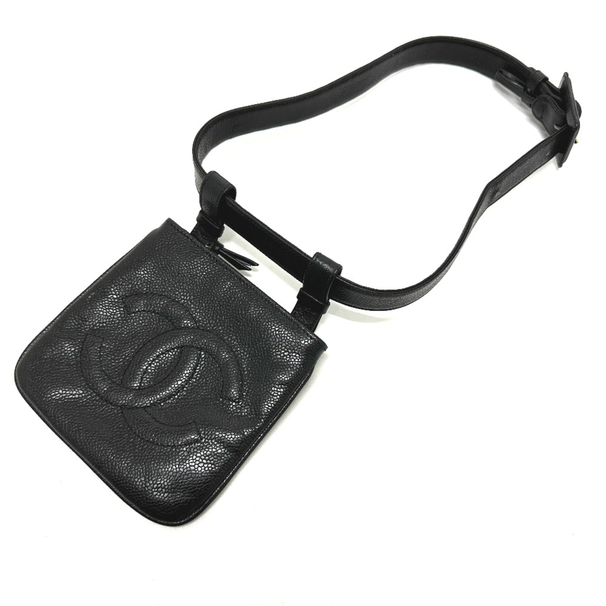 Vintage Timeless Belt Bag Caviar Small