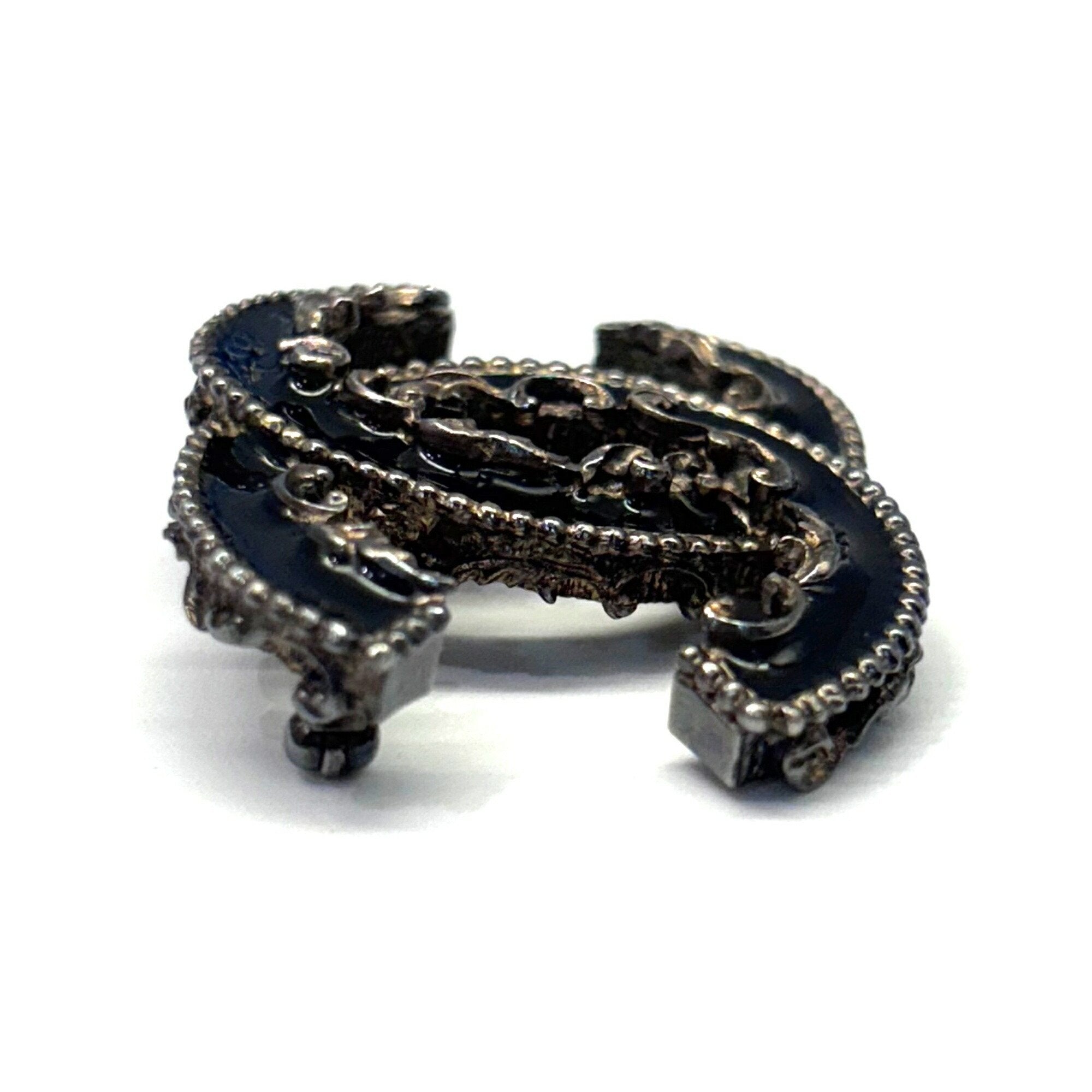 CC Logo Brooch Metal
