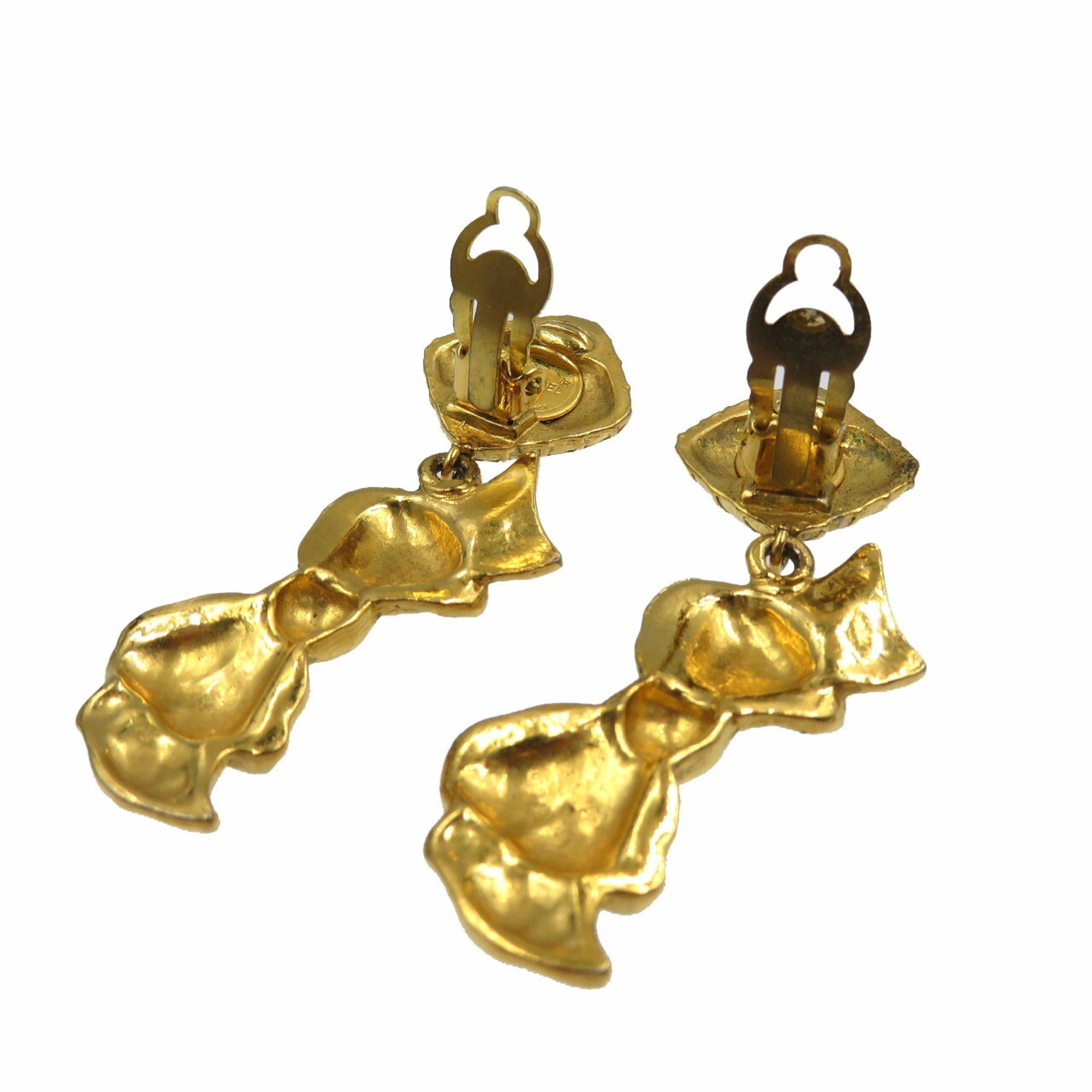 Clip-On Earrings Clip-On Gold-Tone Metal