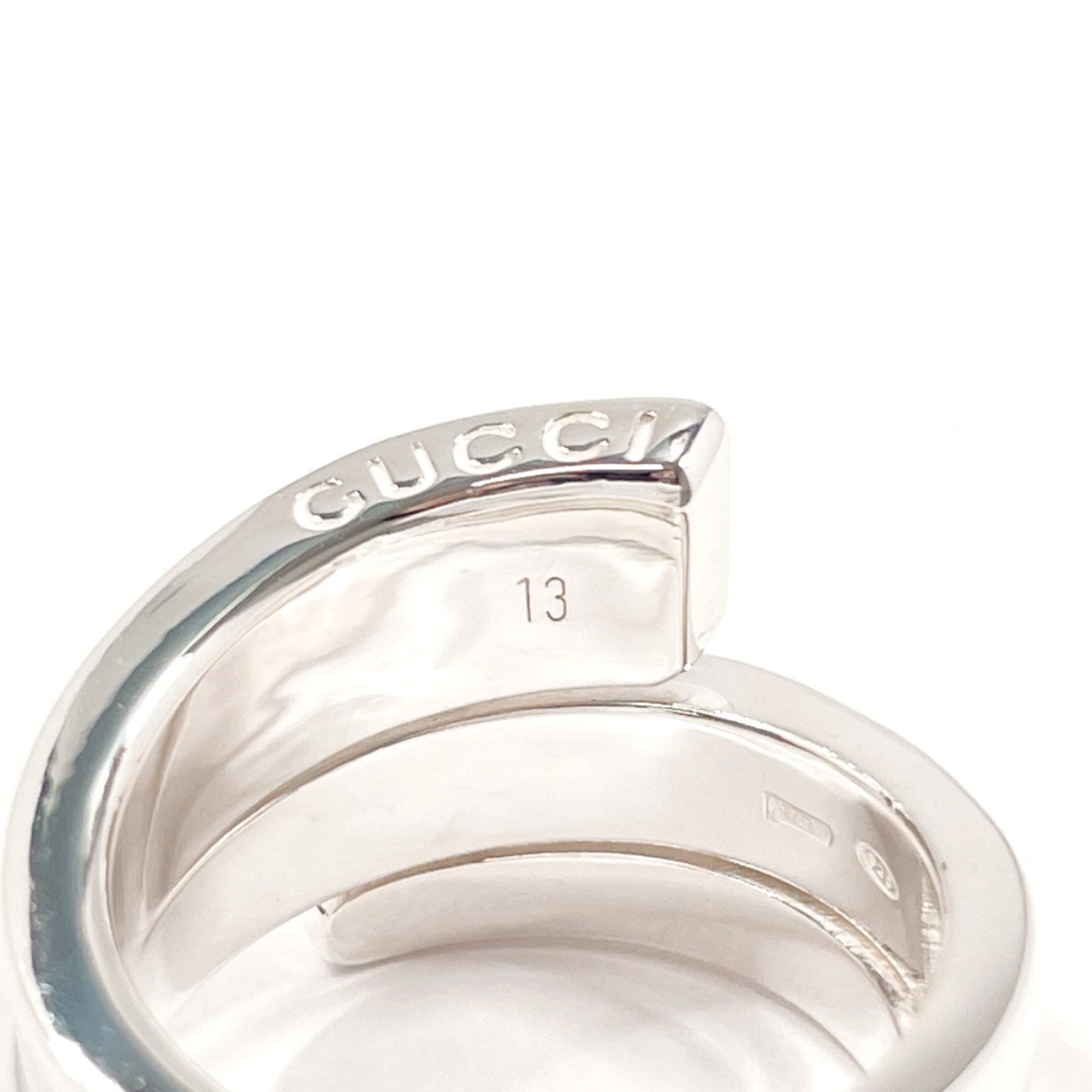 Spiral G Snake Ring Sterling Silver
