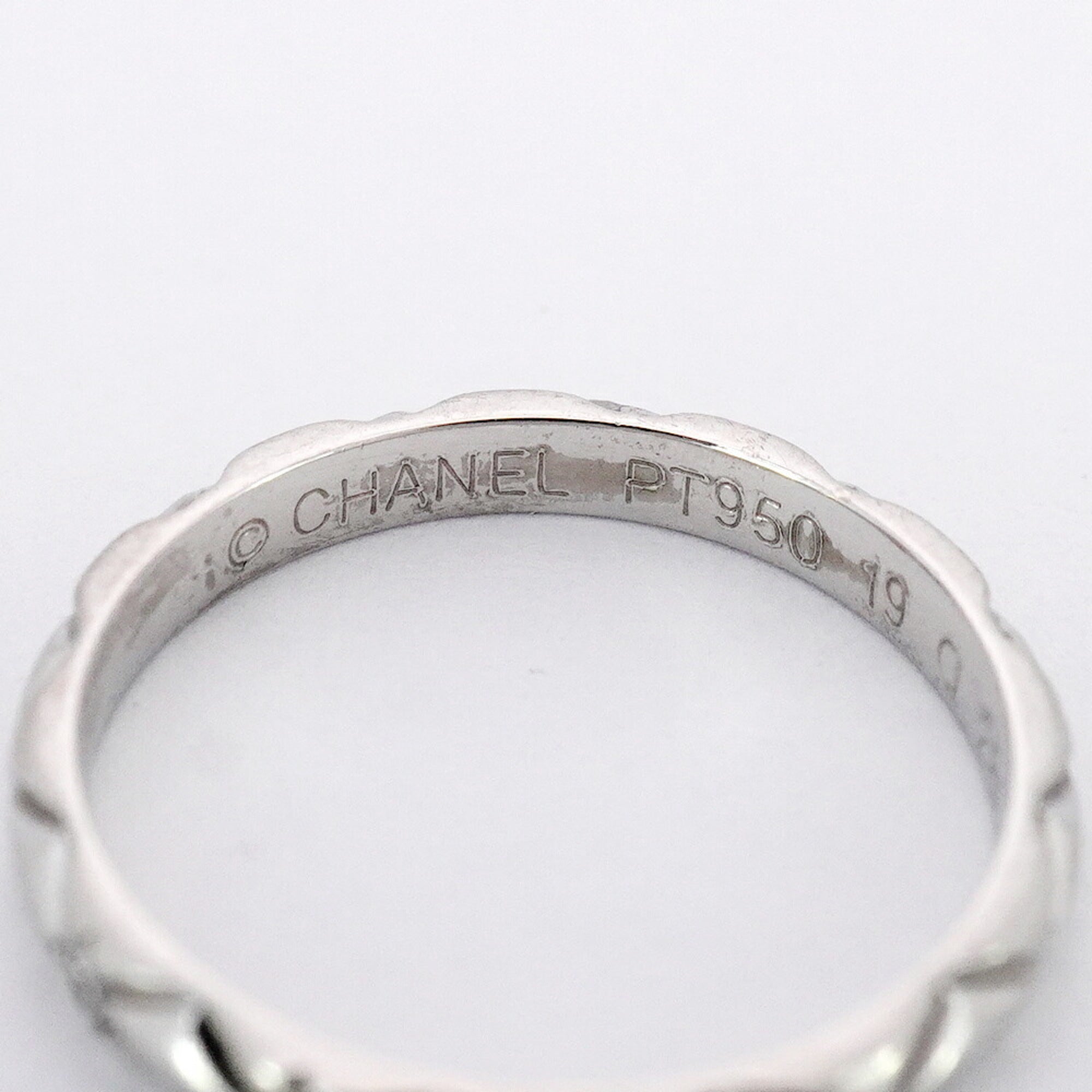 Matelasse 3PD Ring Platinum with Diamond