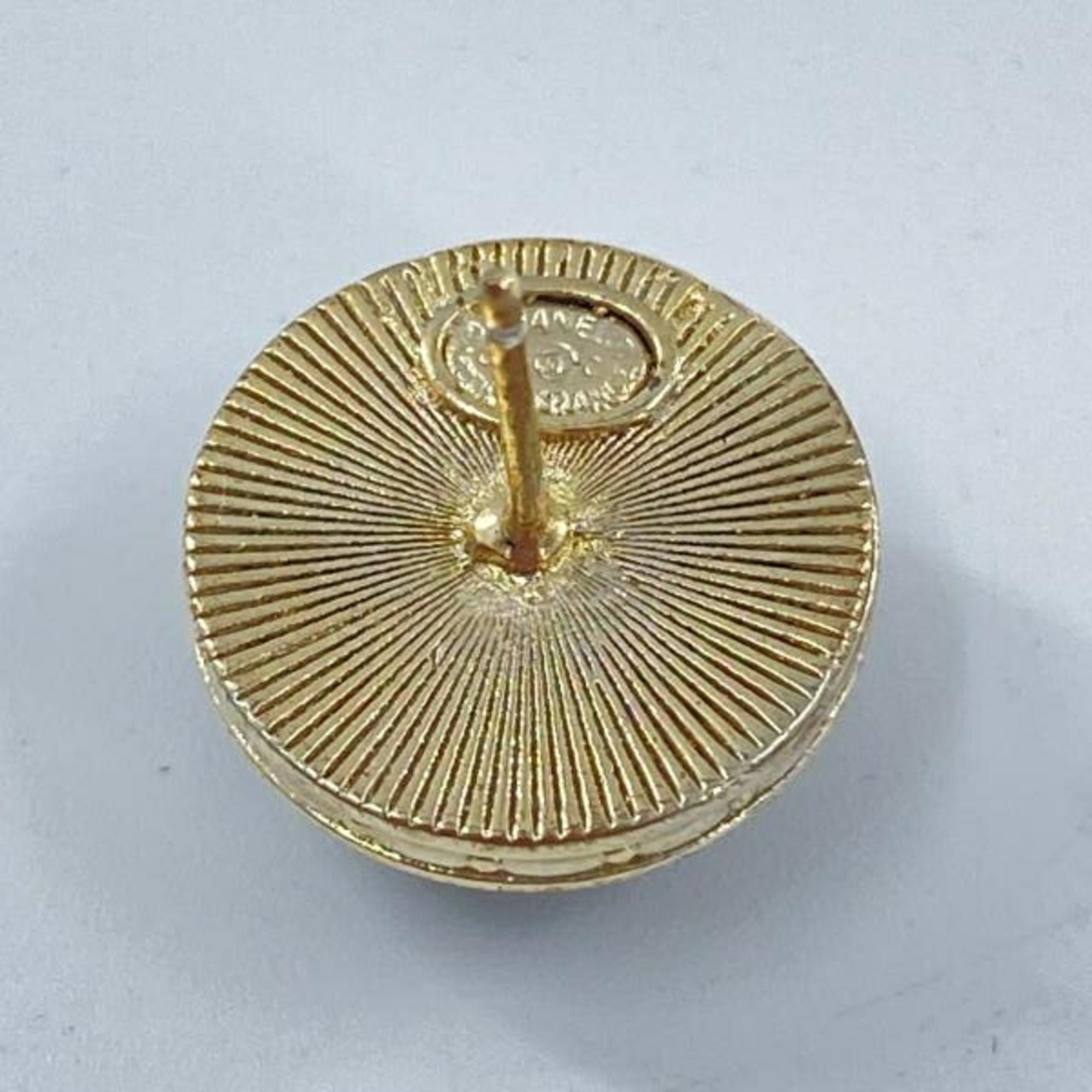 CC Logo Earrings Gold-Tone Metal Gold-Tone Metal