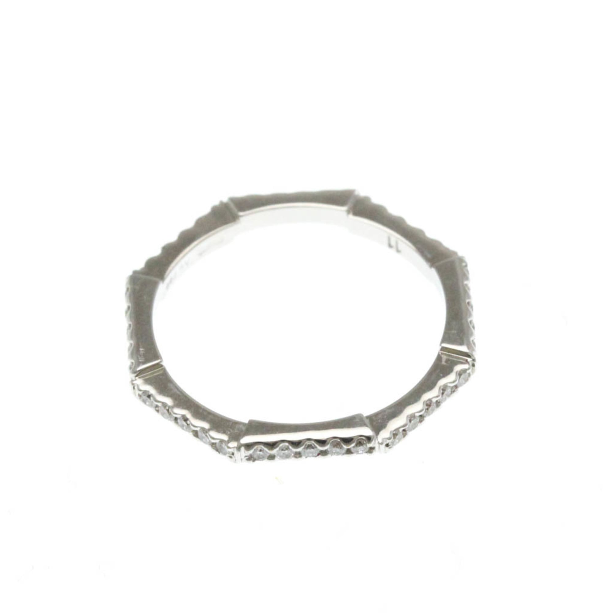 Band Ring 18K White Gold With Diamond