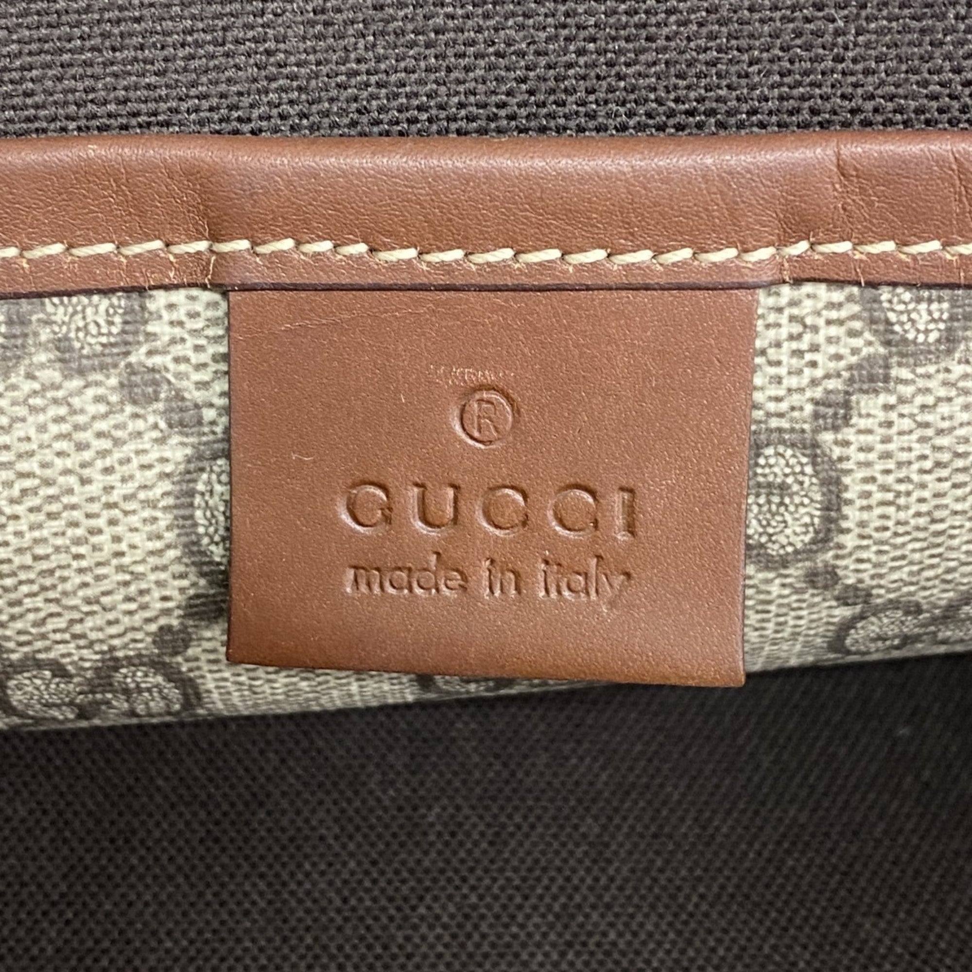 Web Loop Tote GG Coated Canvas Tall