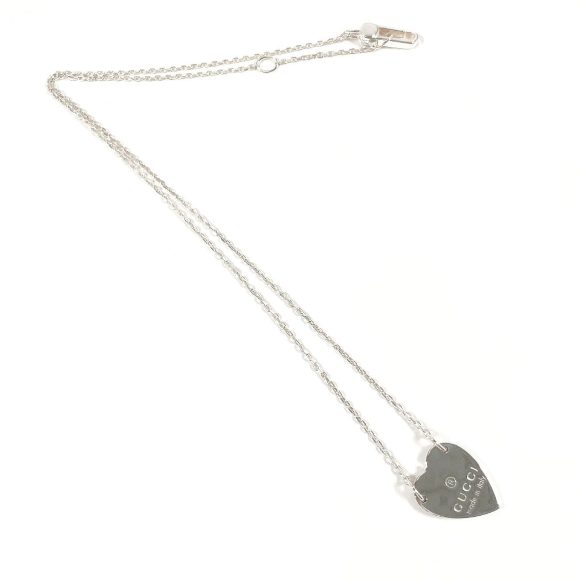 Trademark Heart Pendant Necklace Sterling Silver