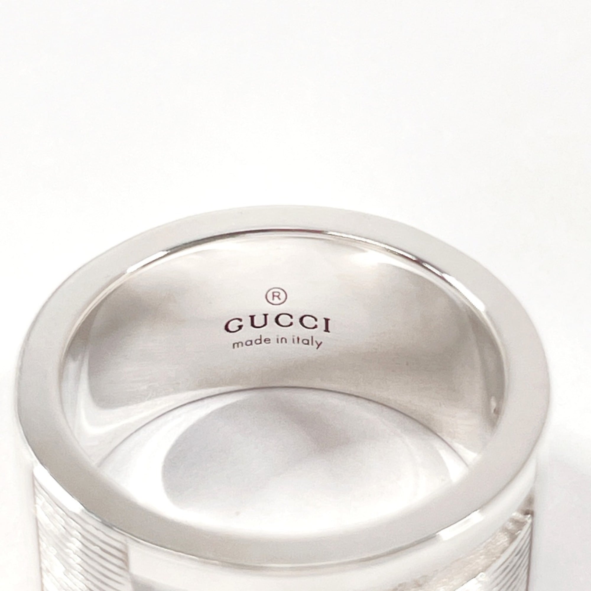 Cutout G Ring Sterling Silver