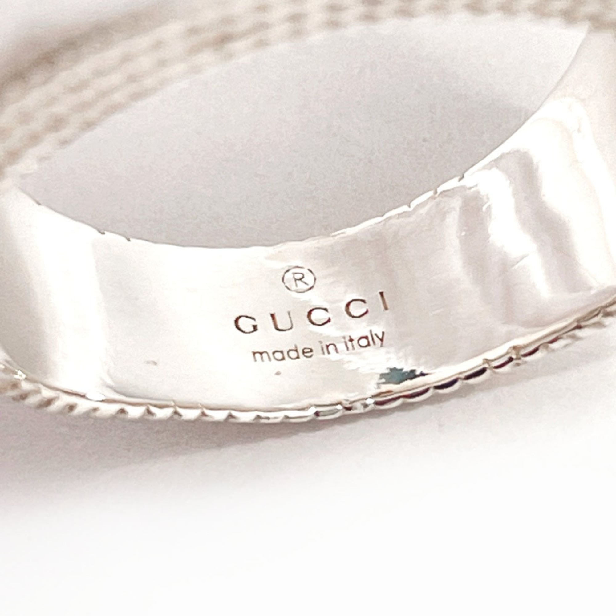 Interlocking G Ring Sterling Silver