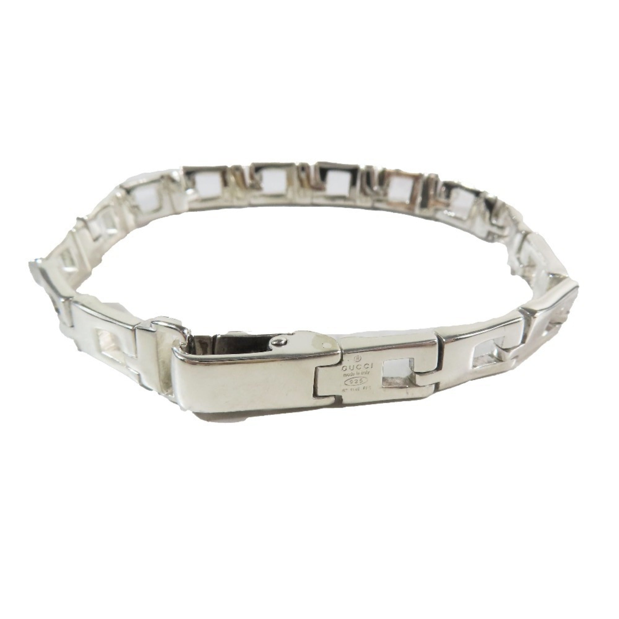 G Charm Bracelet Sterling Silver