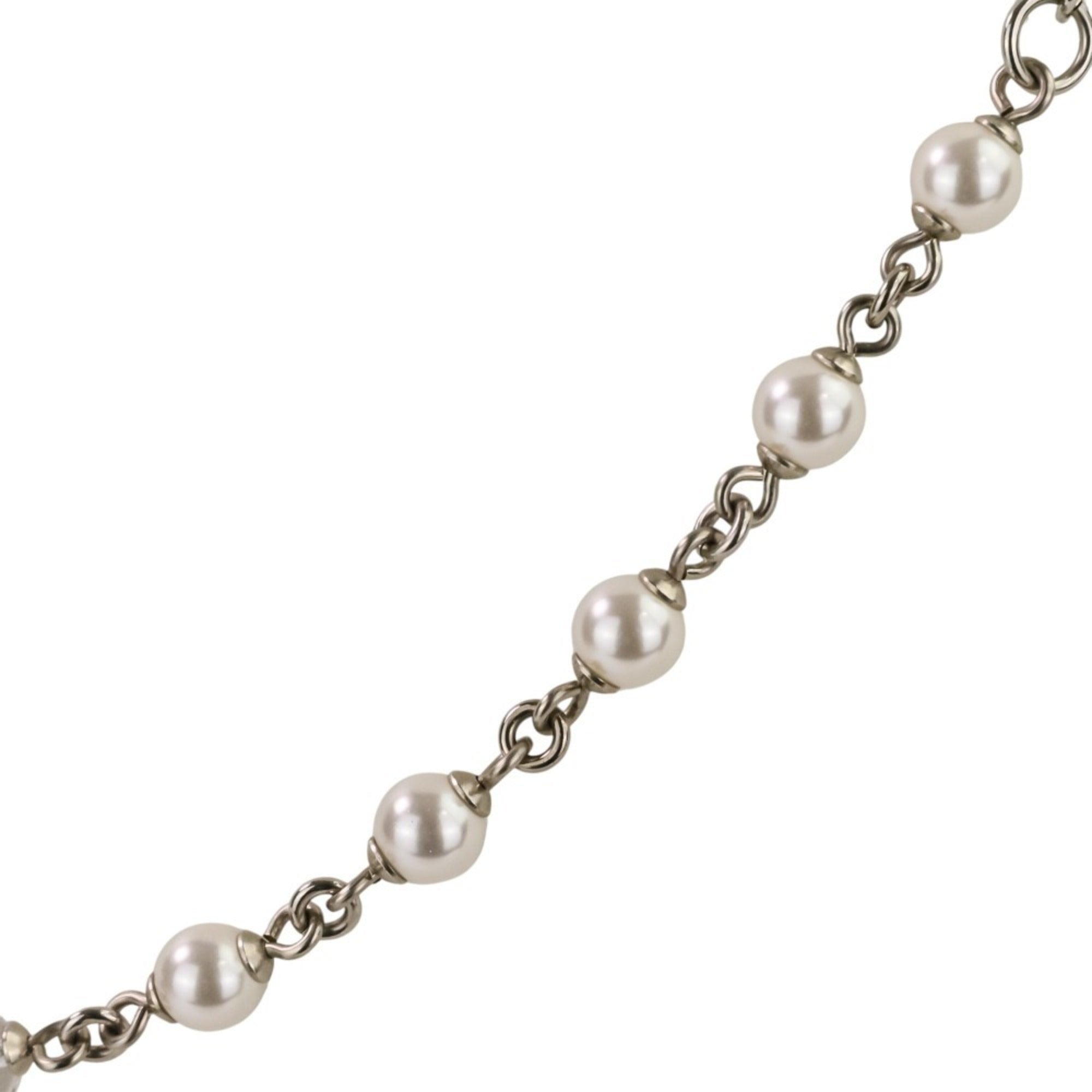 CC Logo Pendant Necklace Sterling Silver