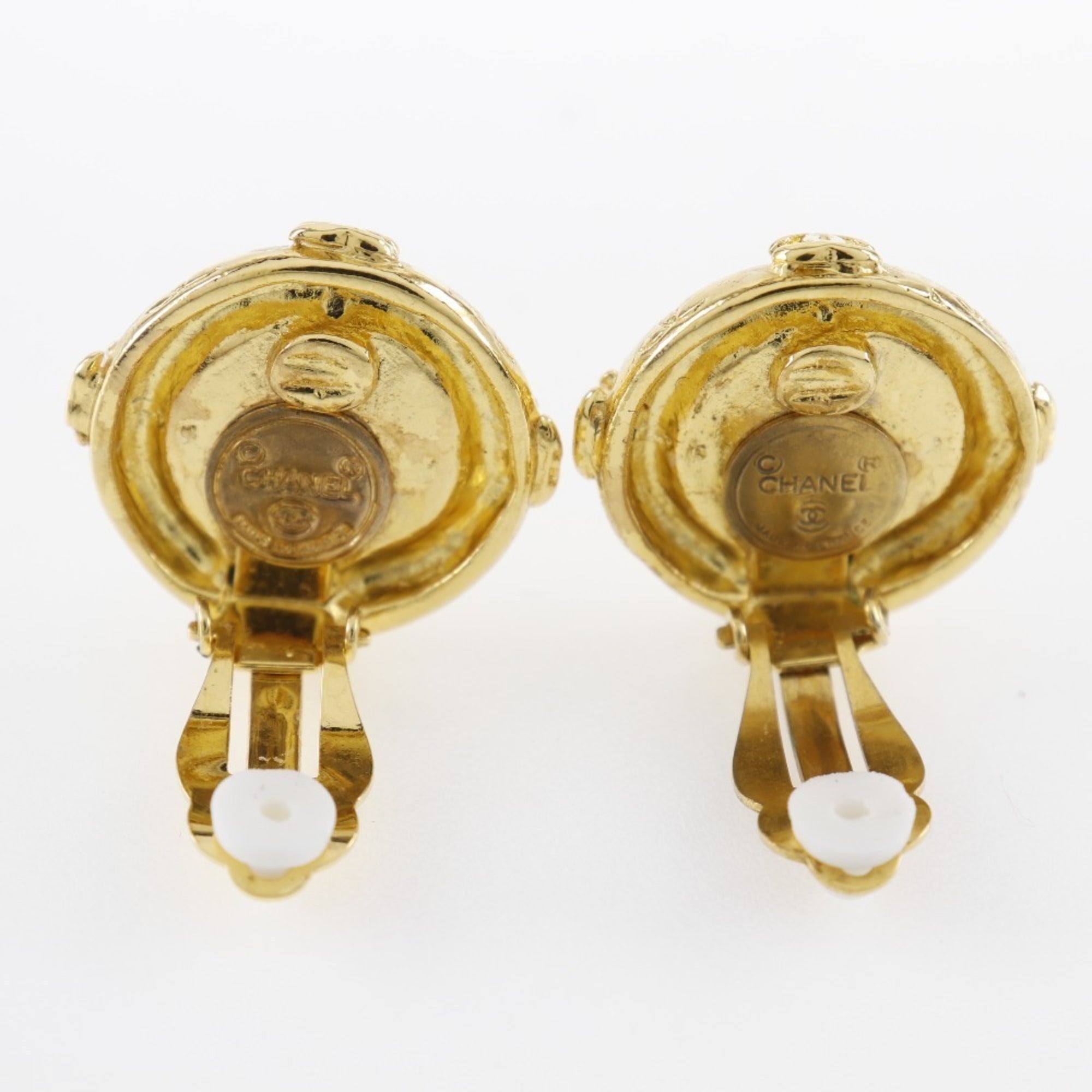 Earrings Gold-Tone Metal