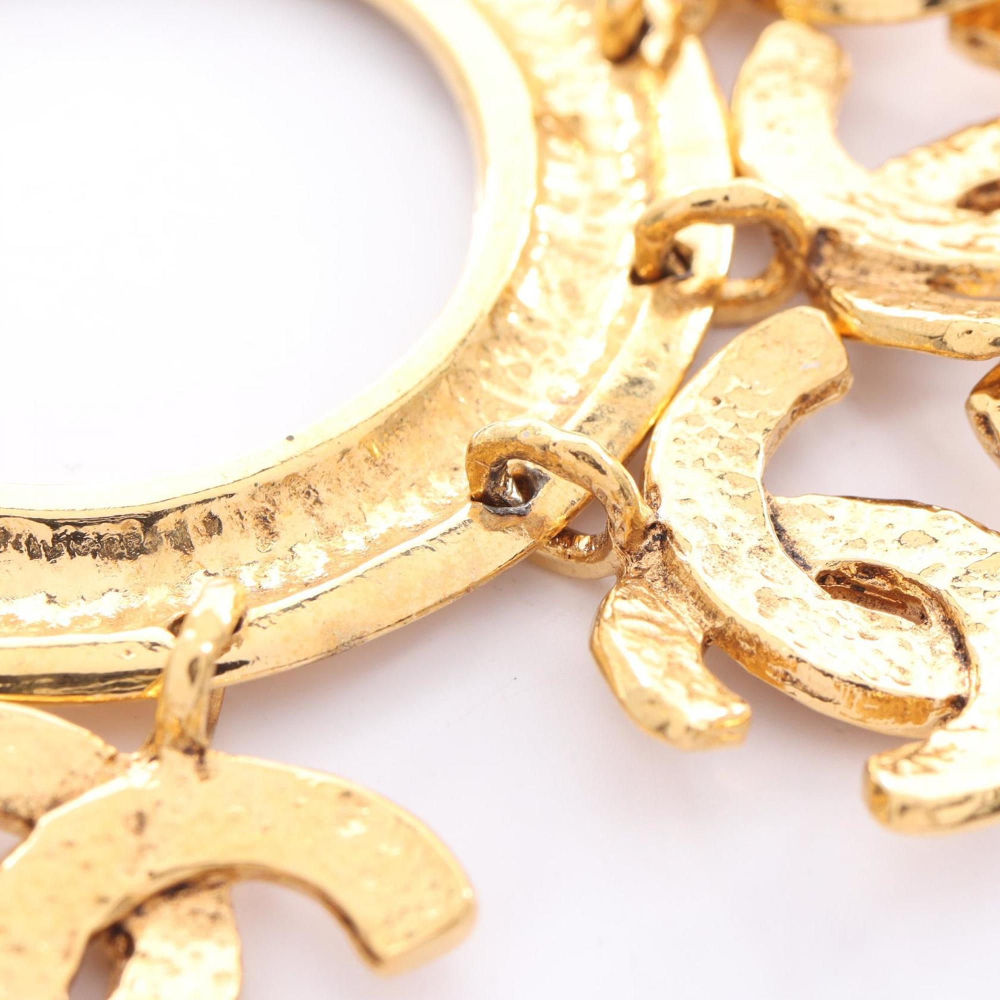 CC Logo Brooch Metal