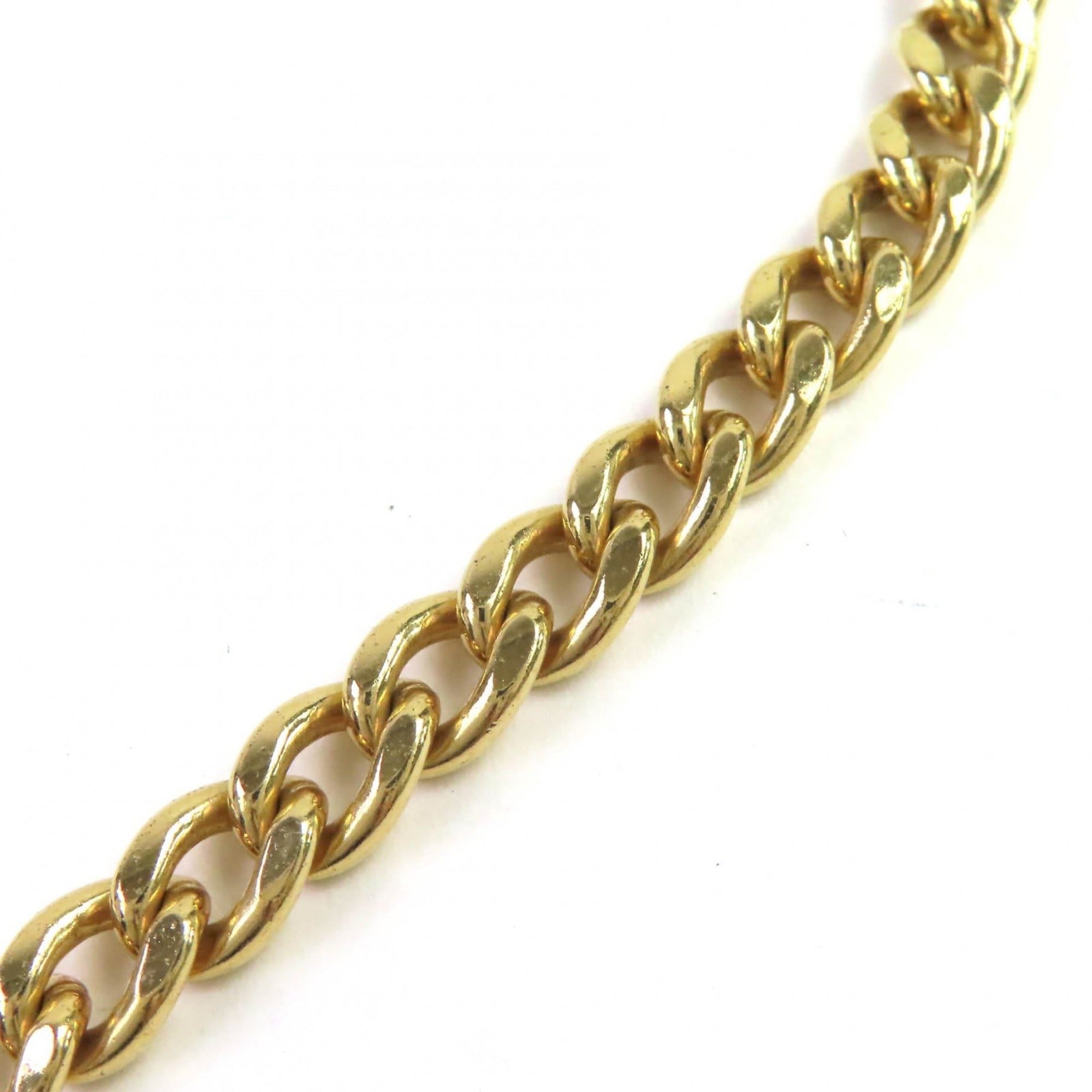 CC Logo Star Necklace Gold-Tone Metal