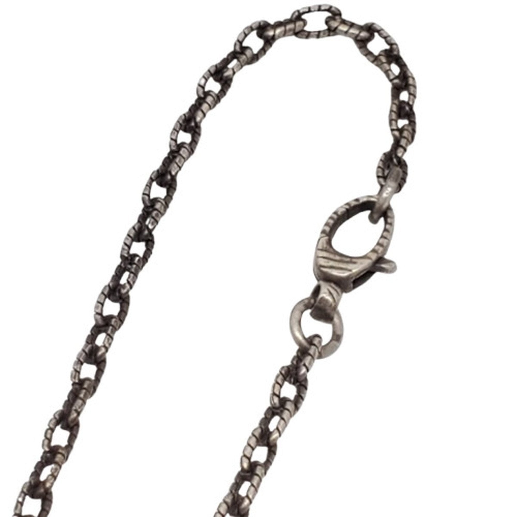 Interlocking G Pendant Necklace Sterling Silver