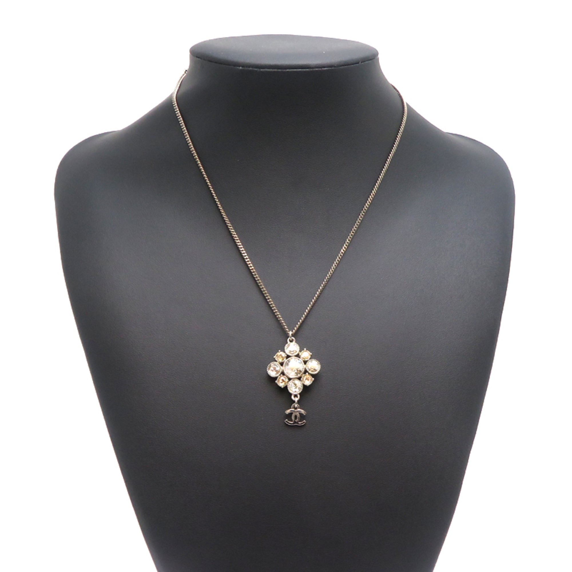 CC Logo Pendant Necklace Metal
