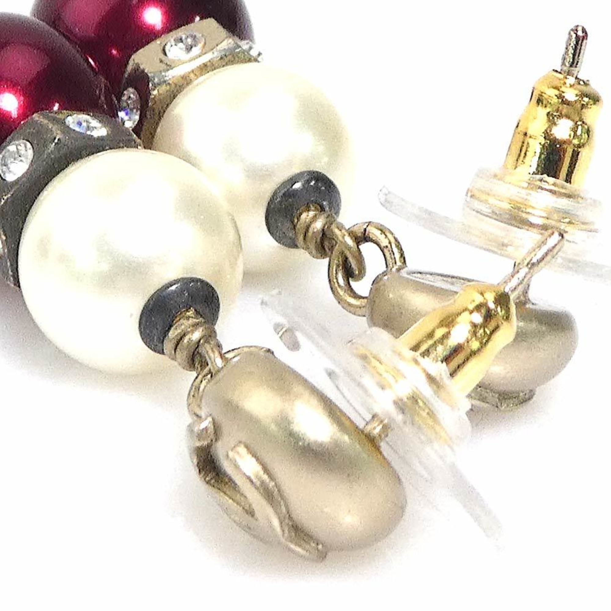 CC Logo Earrings Gold-Tone Metal