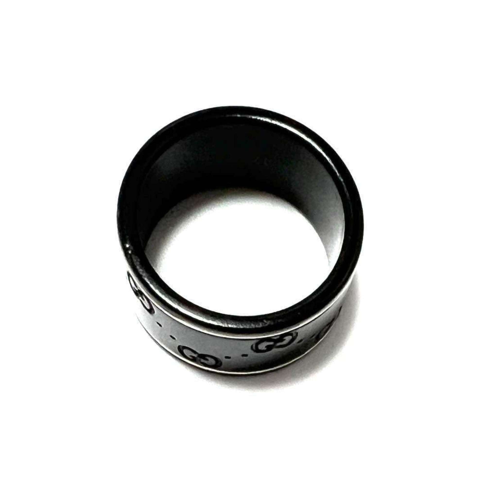 Band Ring 18K White Gold and Ceramic