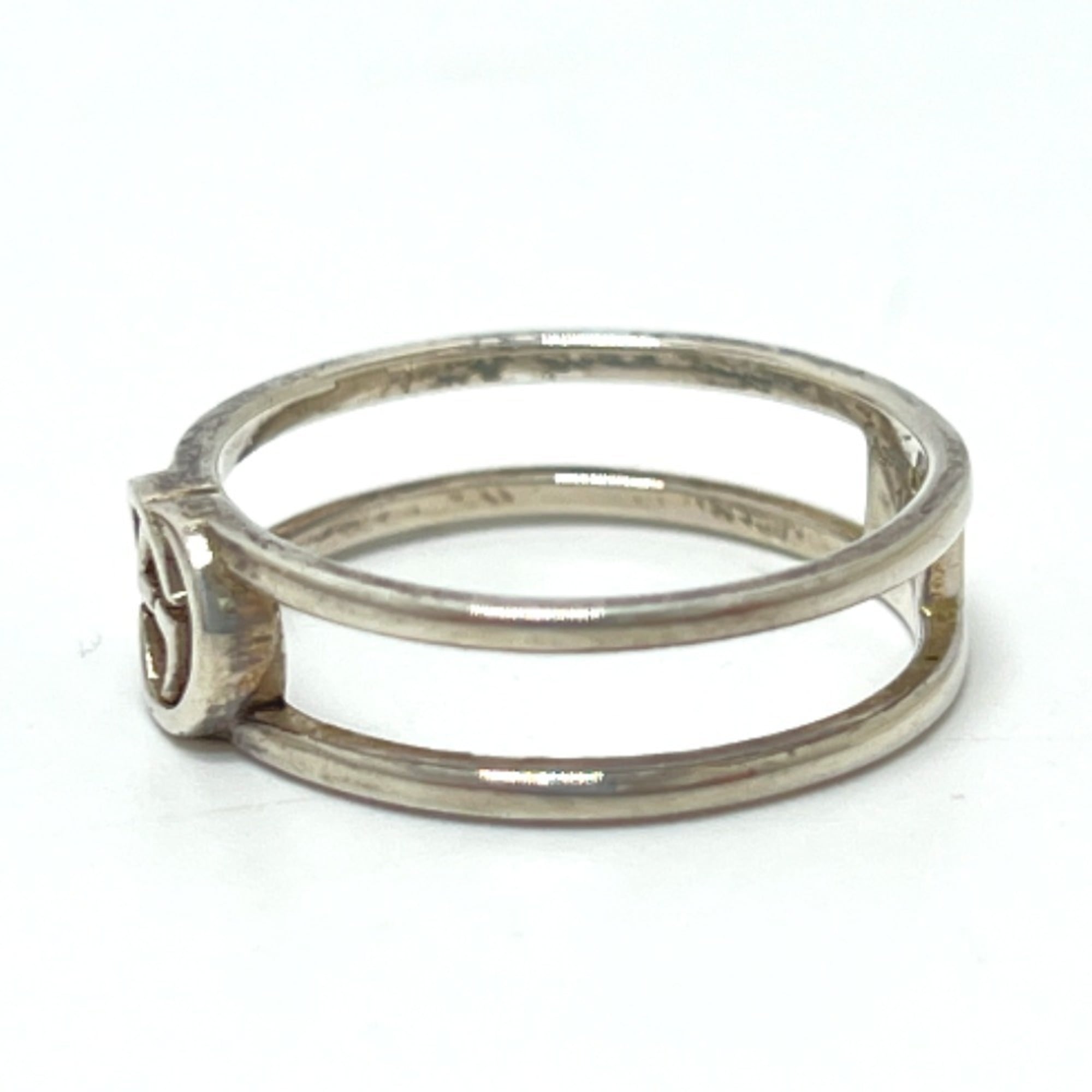 Interlocking G Ring Sterling Silver