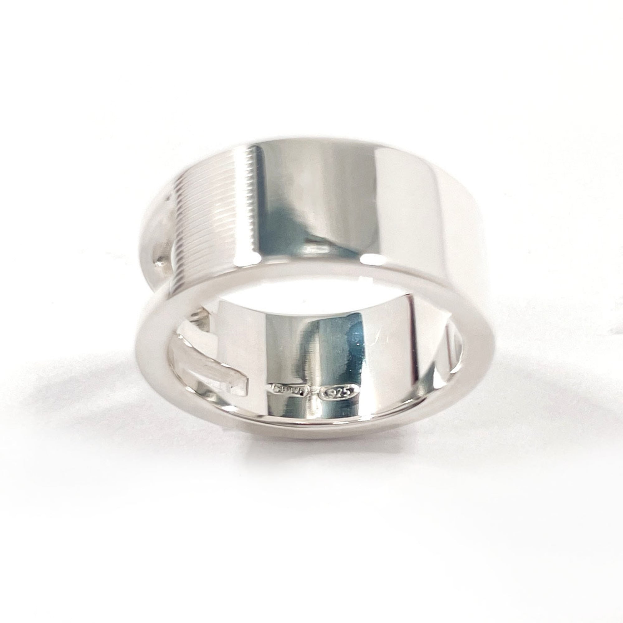 Cutout G Ring Sterling Silver