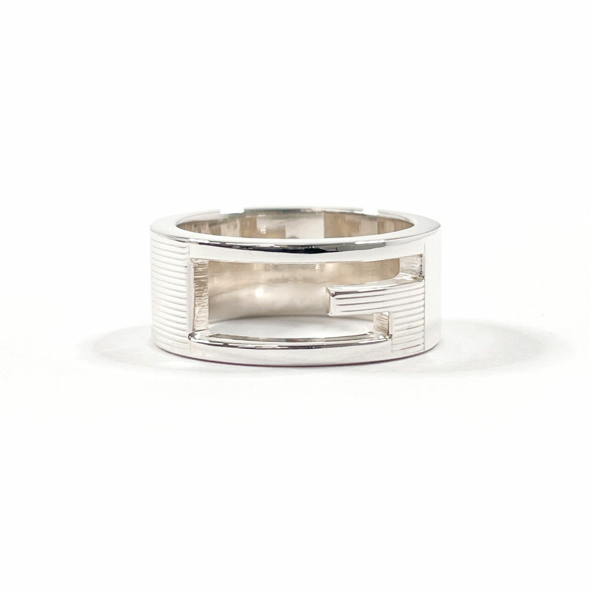 Cutout G Ring Sterling Silver
