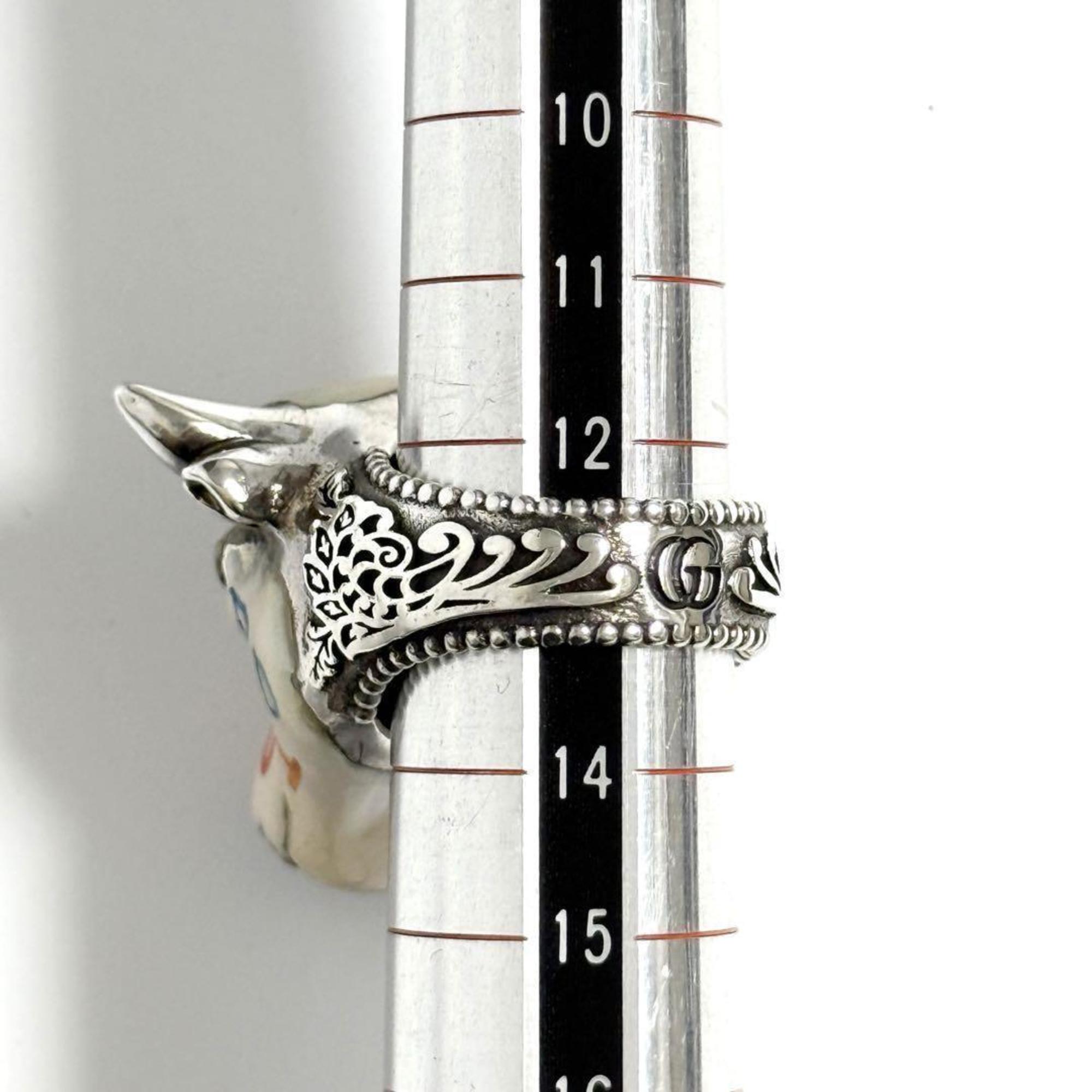 Anger Forest Bull's Head Ring Sterling Silver