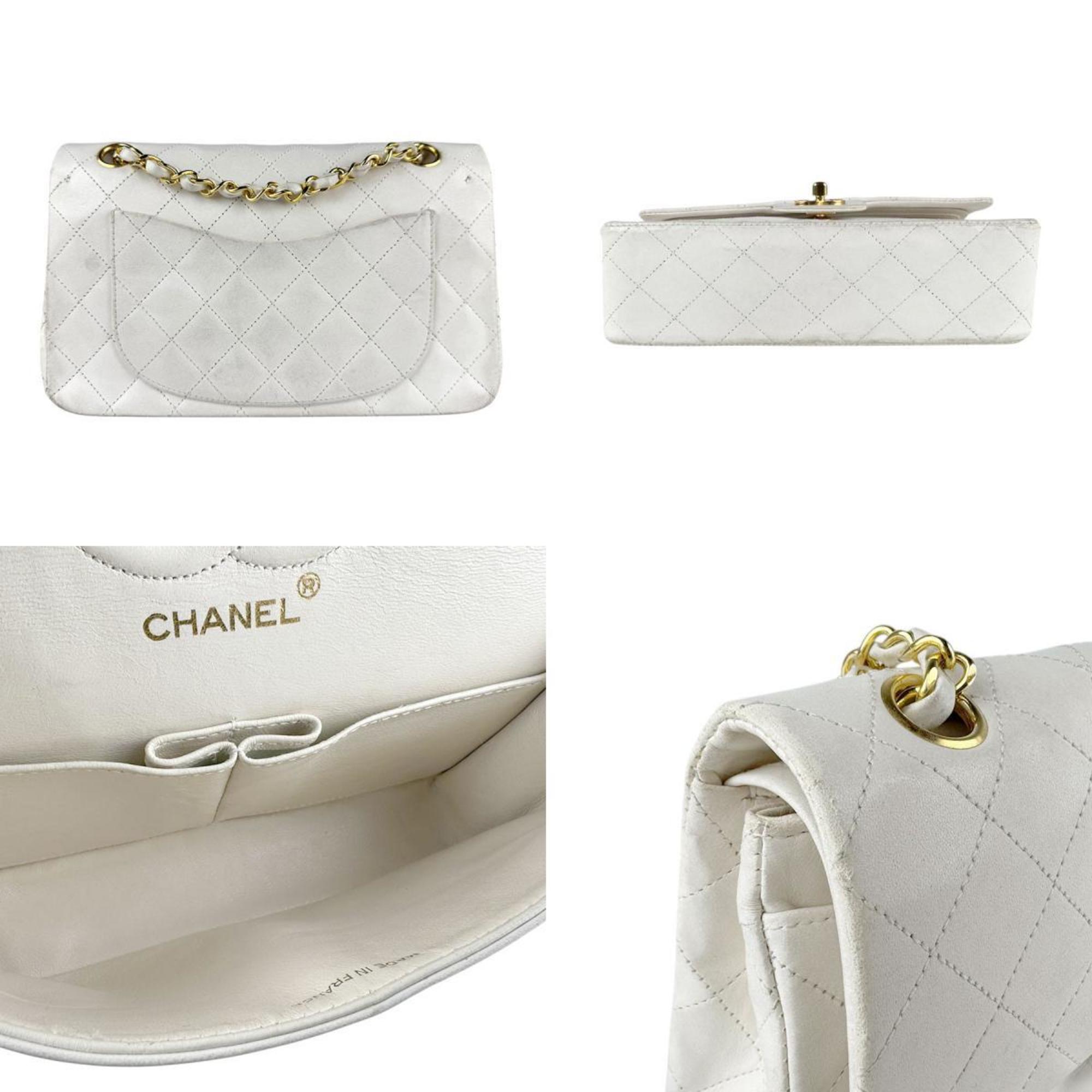 Vintage Classic Double Flap Bag Quilted Lambskin Small