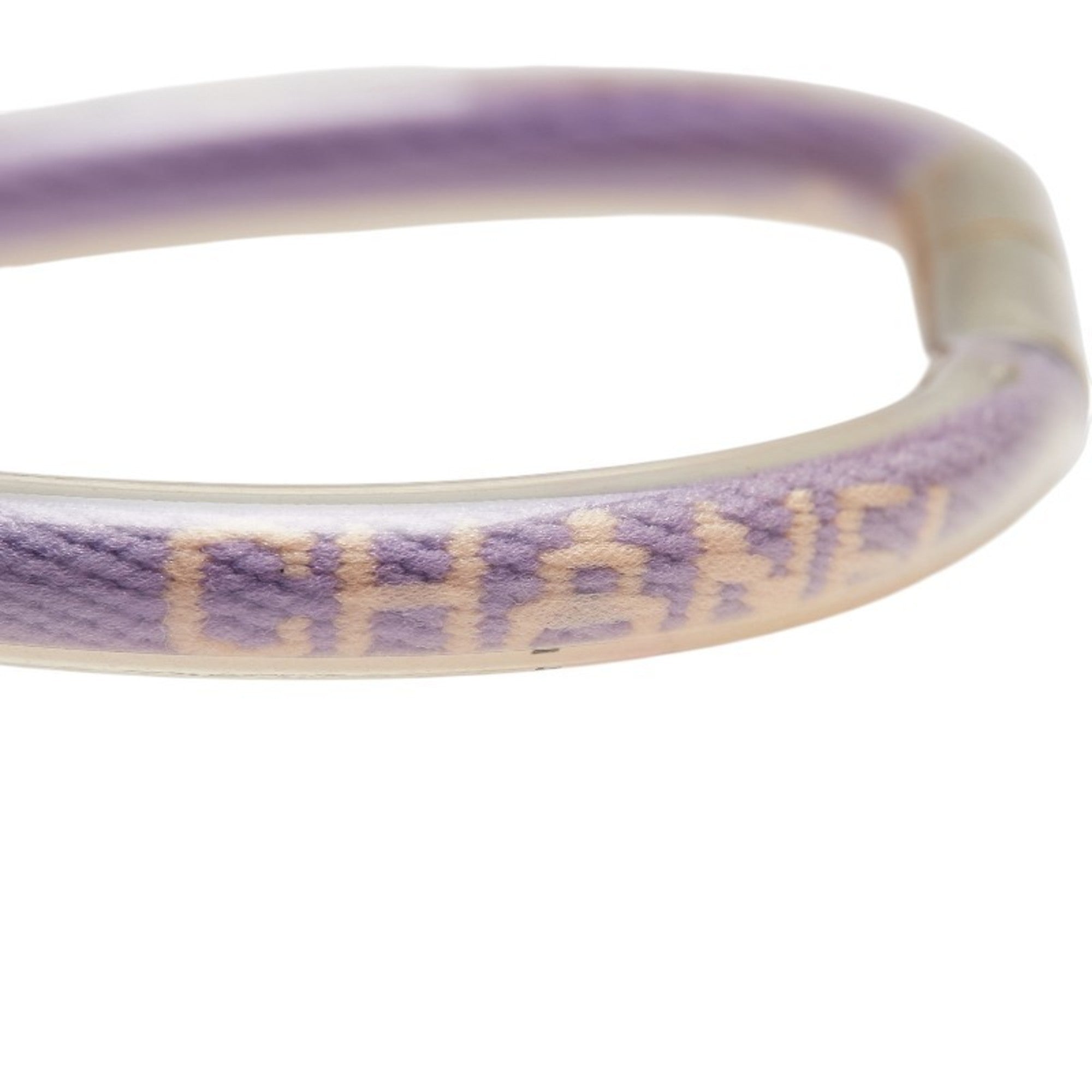 Bracelet Vinyl Clear and Purple