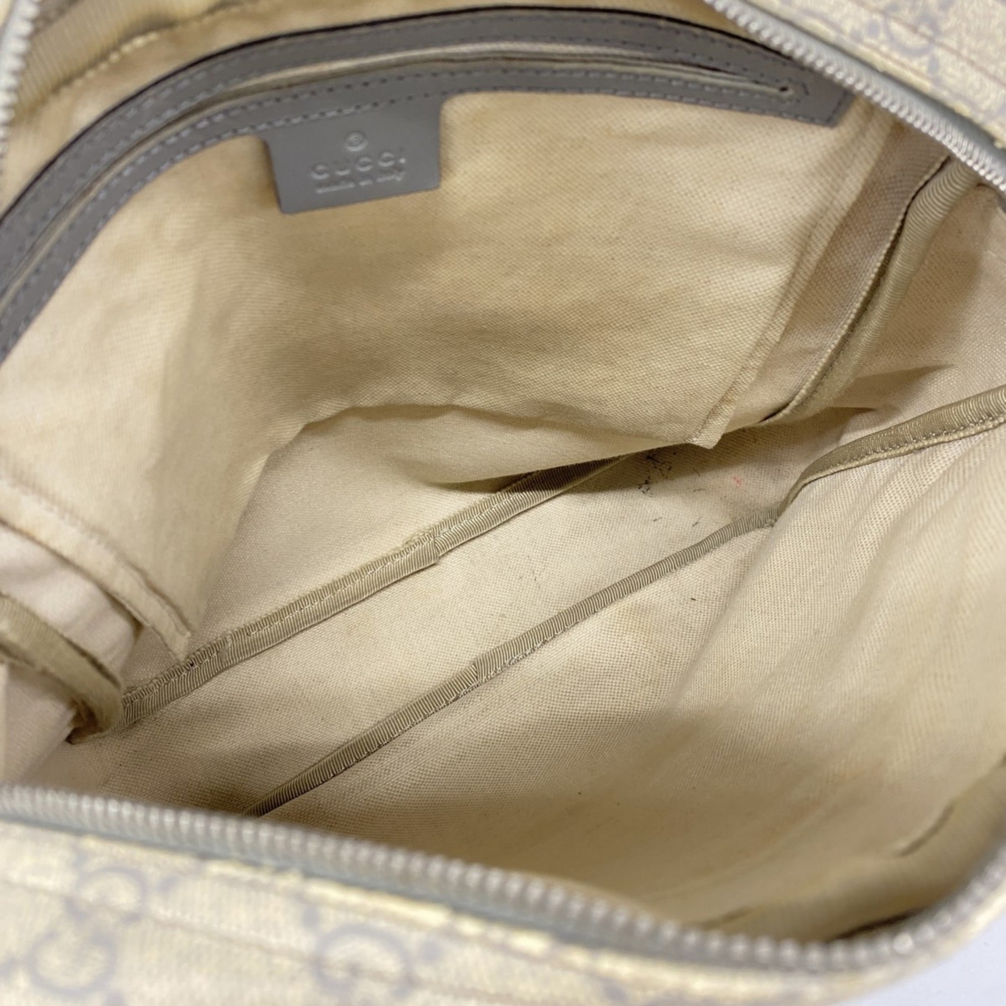 Front Zip Messenger GG Coated Canvas Medium