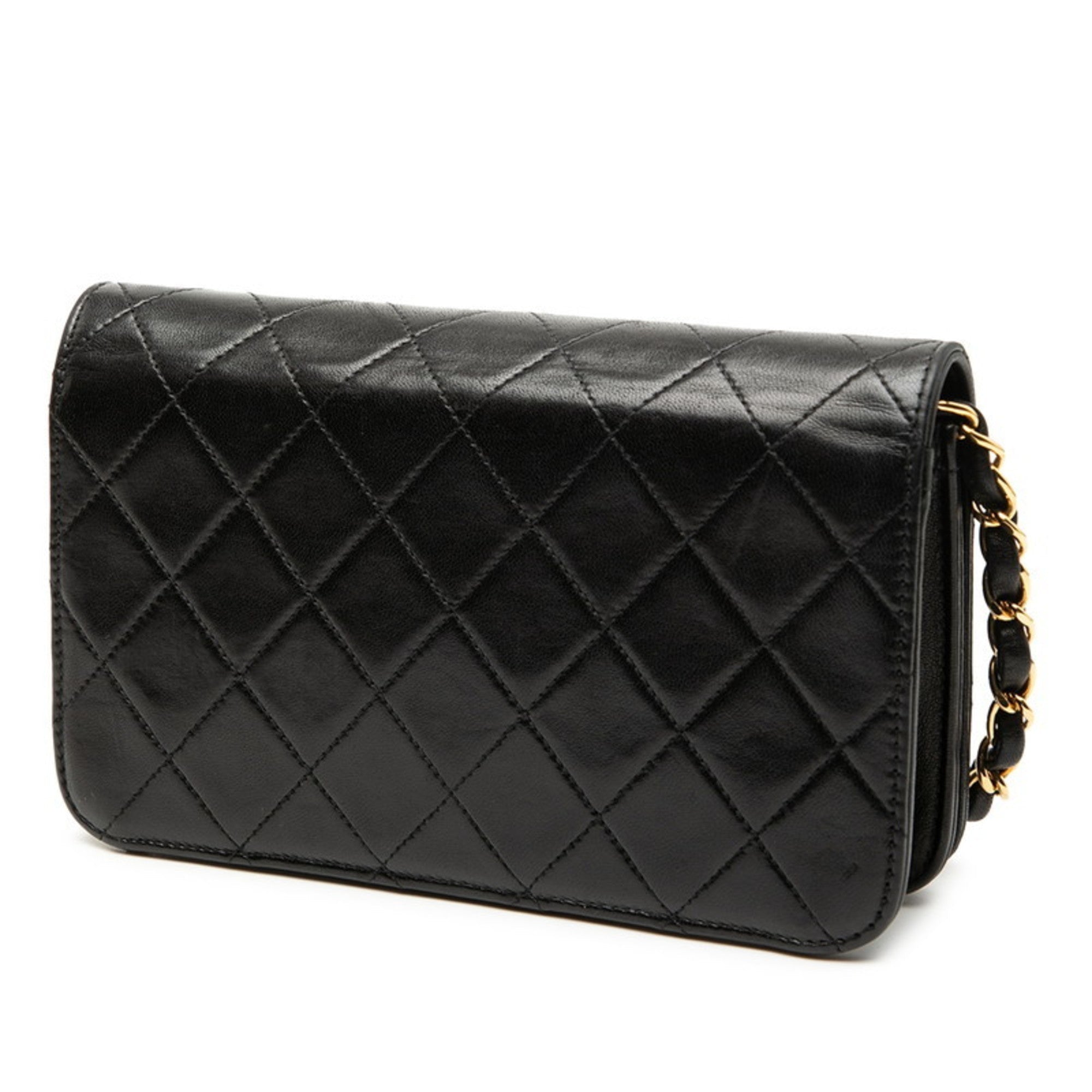 Vintage Full Flap Bag Quilted Lambskin Mini