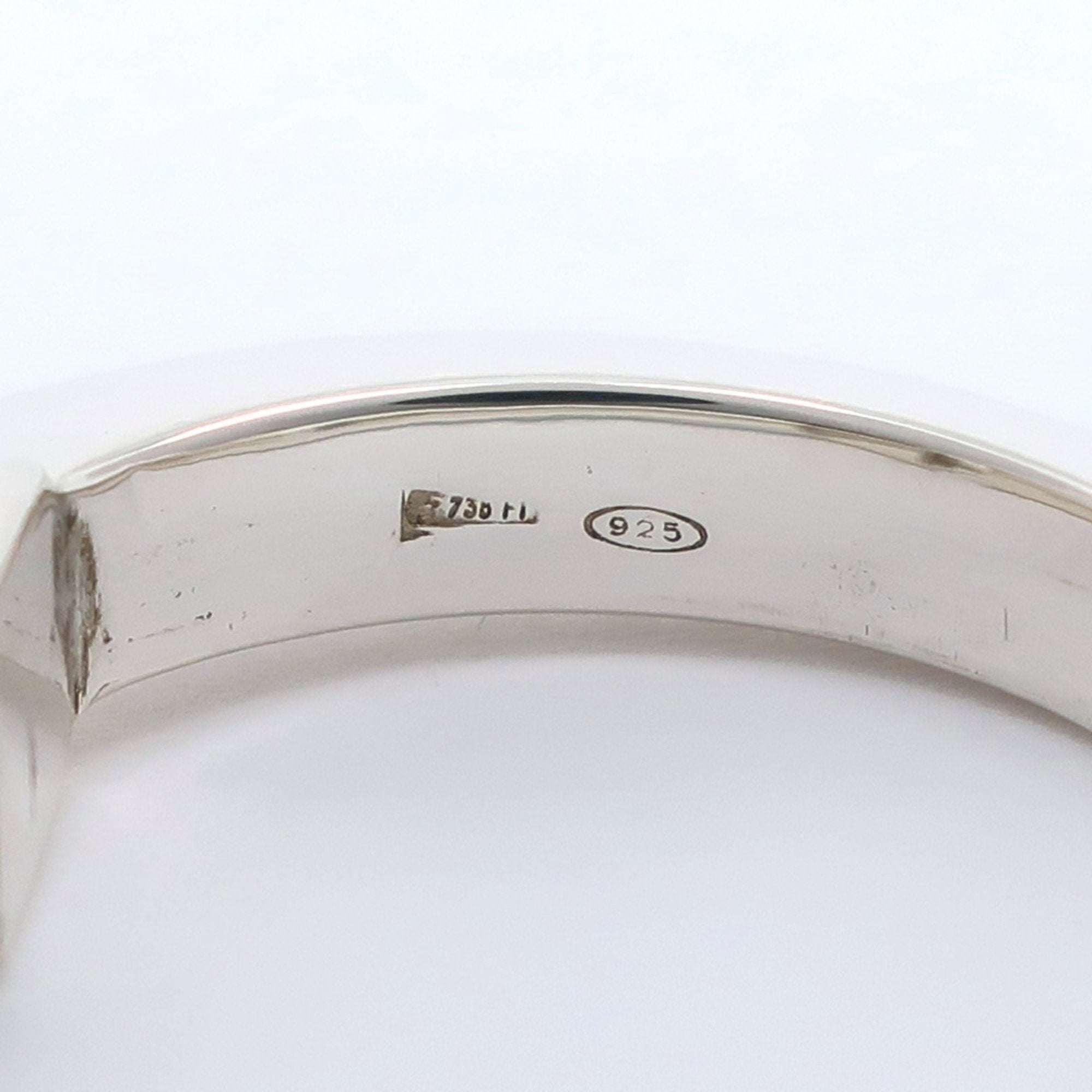 Square G Ring Sterling Silver