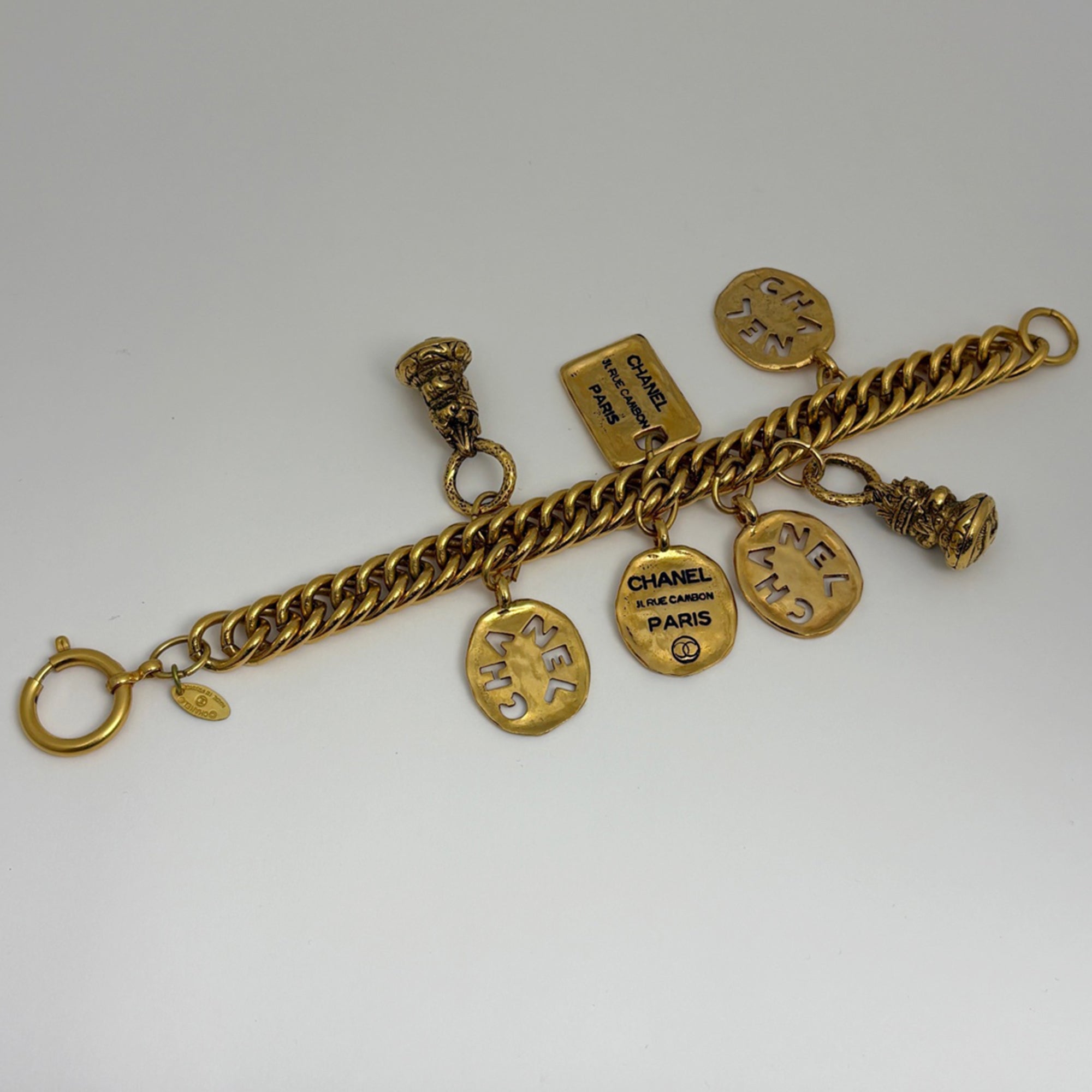 CC Logo Chain Bracelet Metal