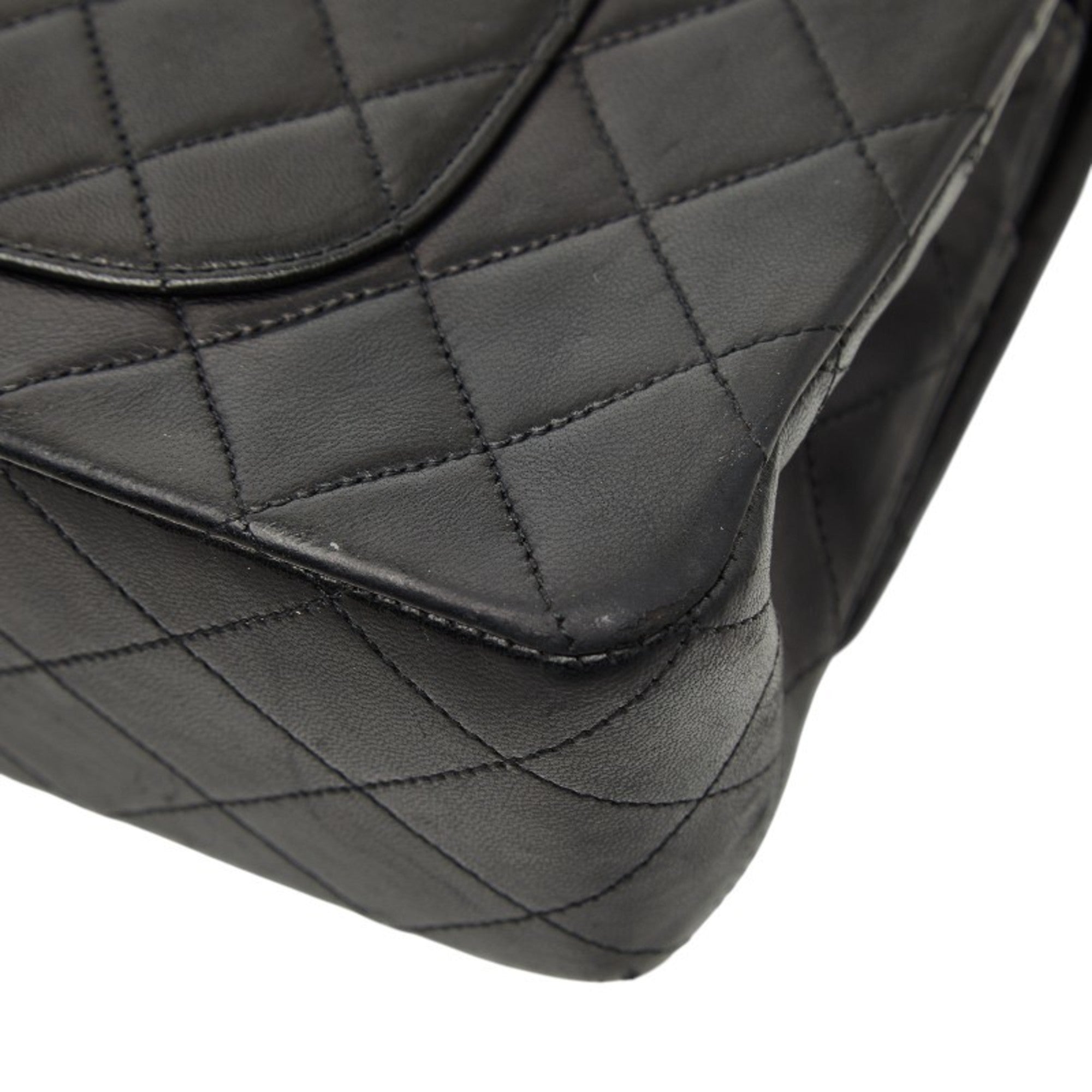 Vintage Classic Double Flap Bag Quilted Lambskin Medium
