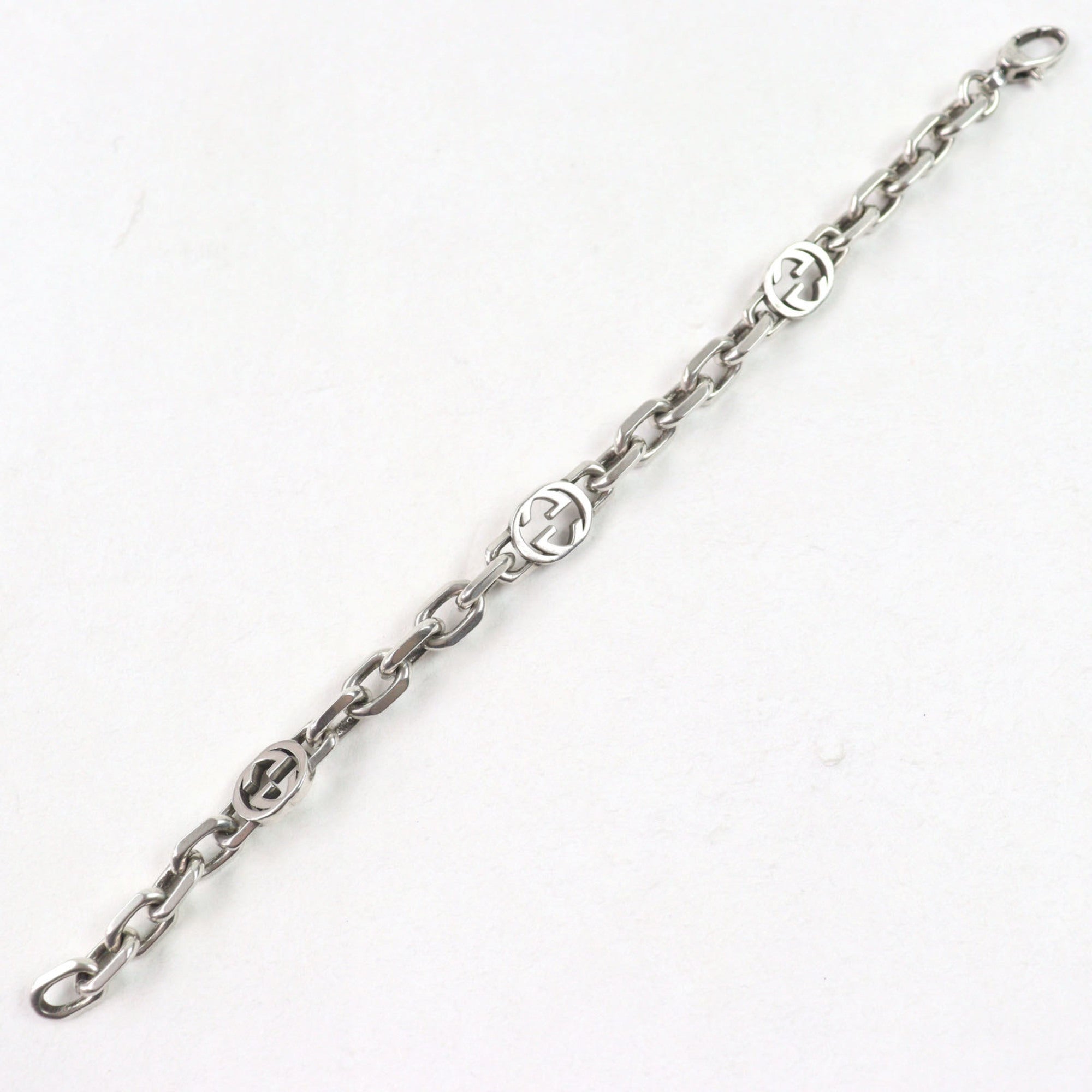 Interlocking G Bracelet Sterling Silver