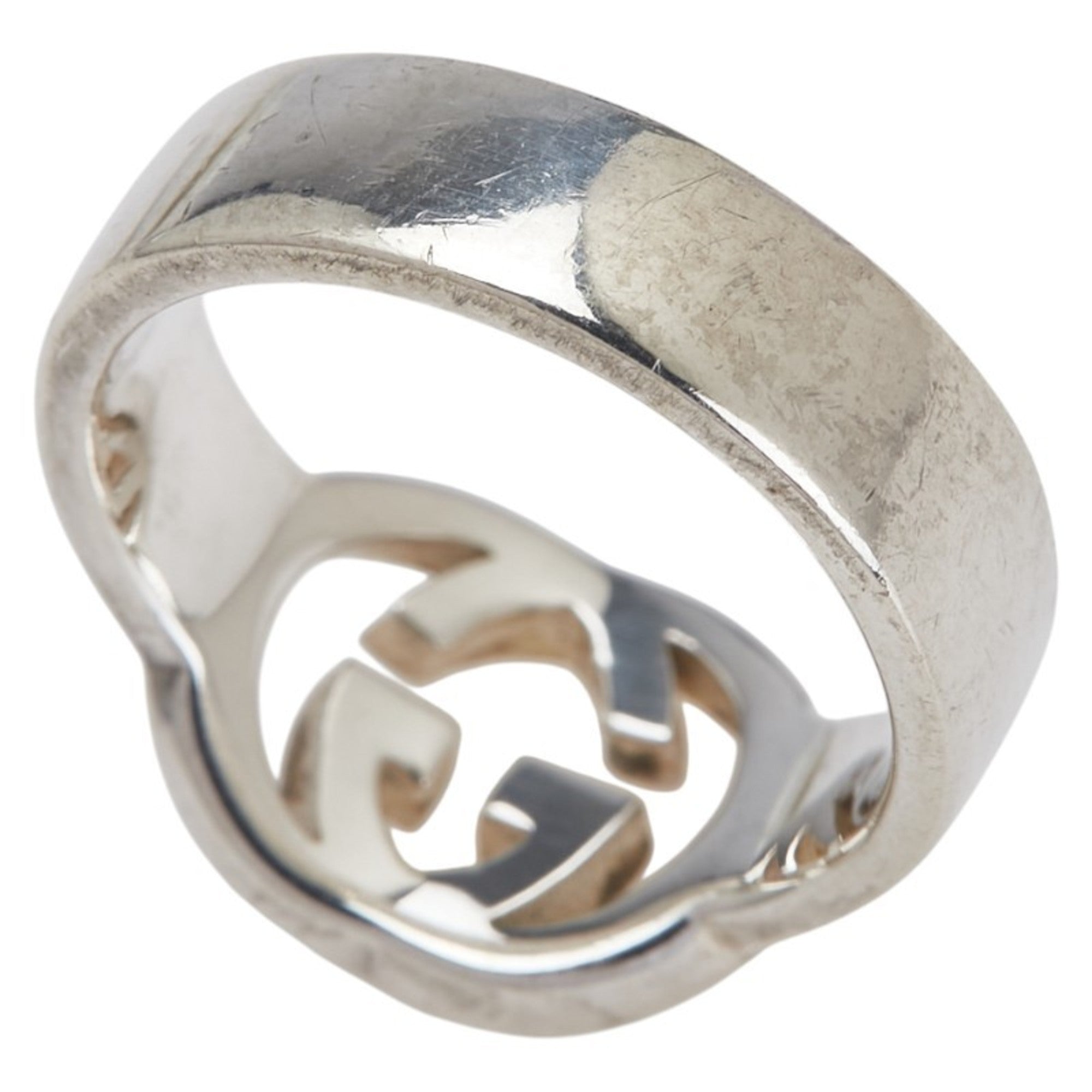 Interlocking G Ring Sterling Silver