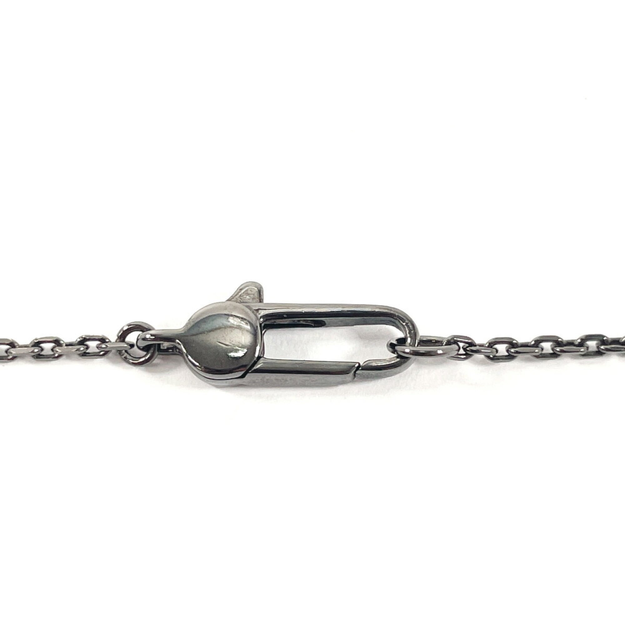 Cross Cutout Pendant Necklace Black Rhodium Plated Sterling Silver