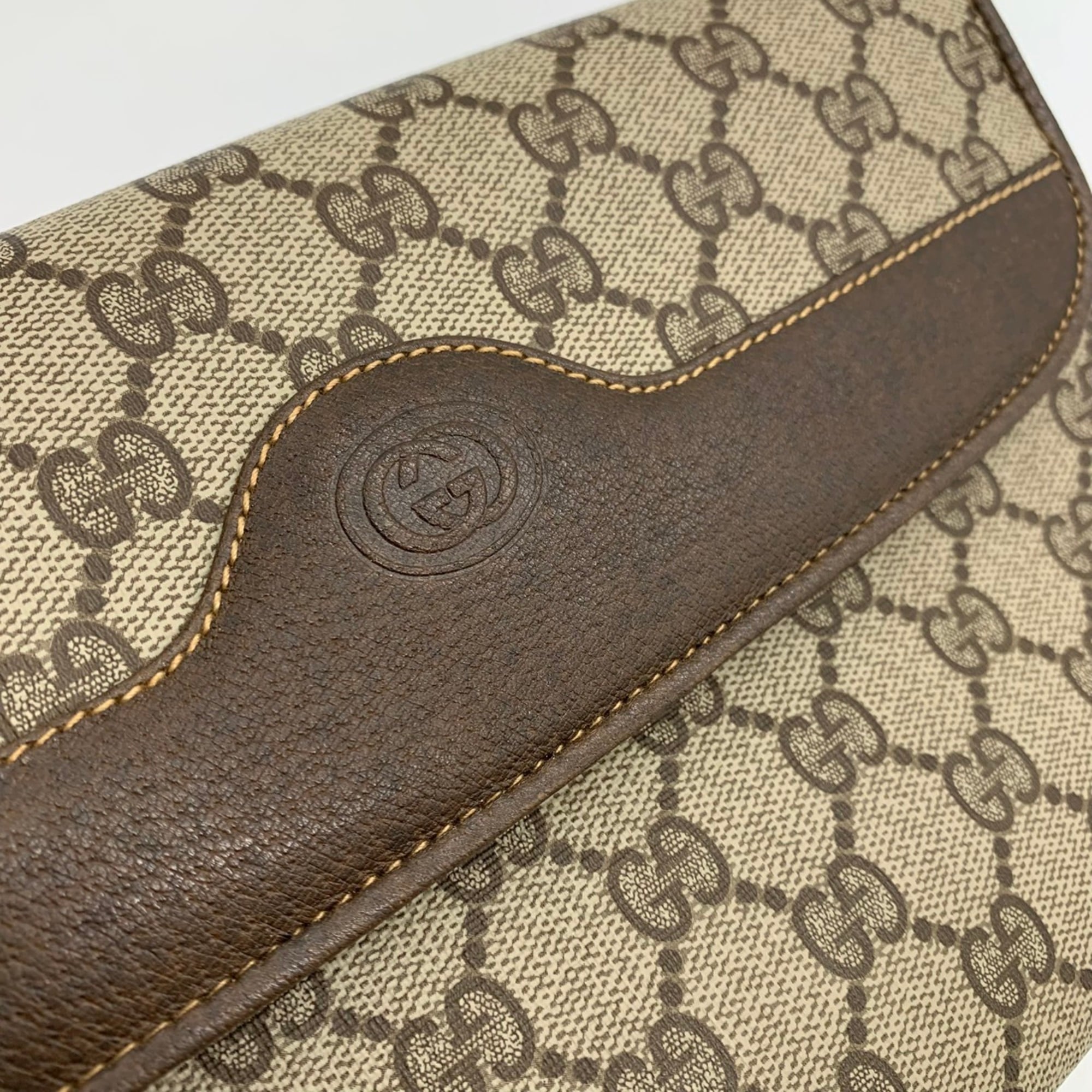 Neo Vintage Flap Belt Bag GG Coated Canvas