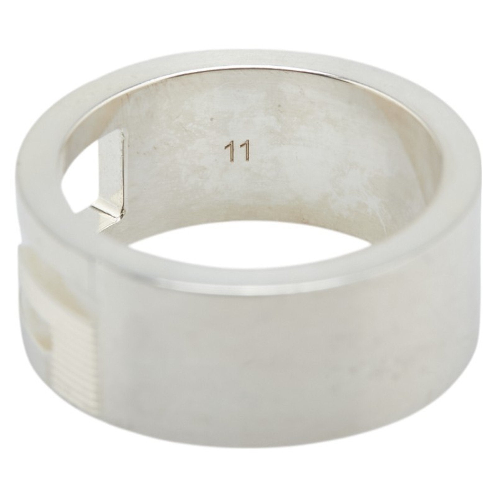 Cutout G Ring Sterling Silver