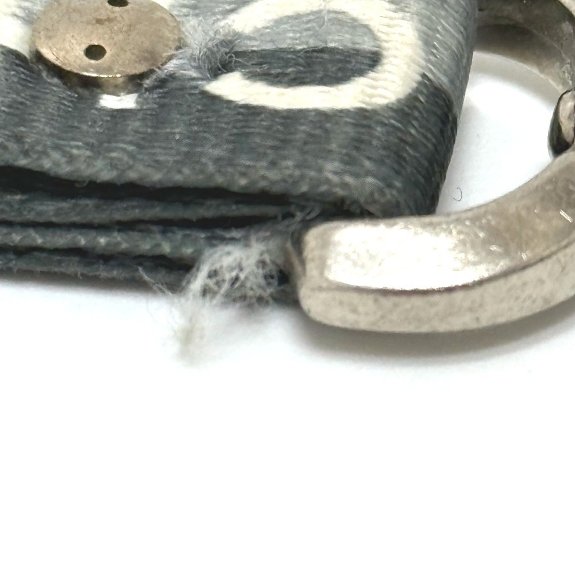 Pendant Necklace Canvas Gray