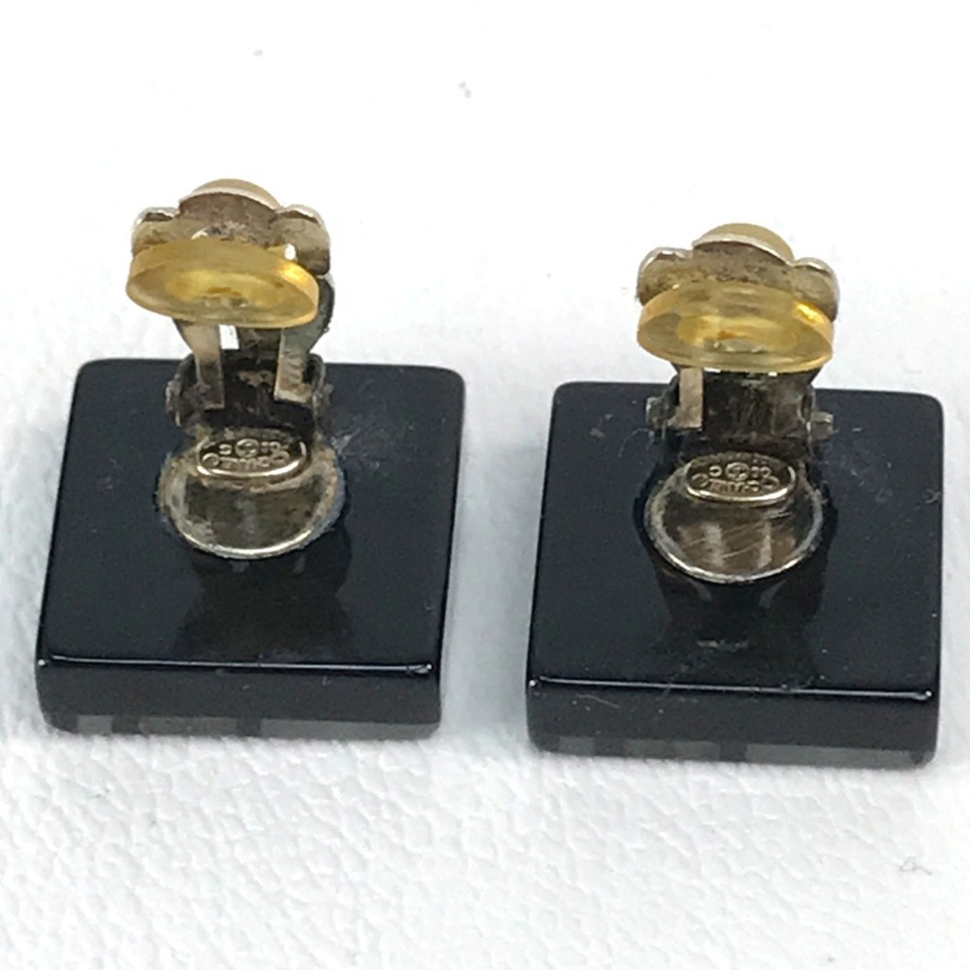 CC Logo Clip-On Earrings Metal