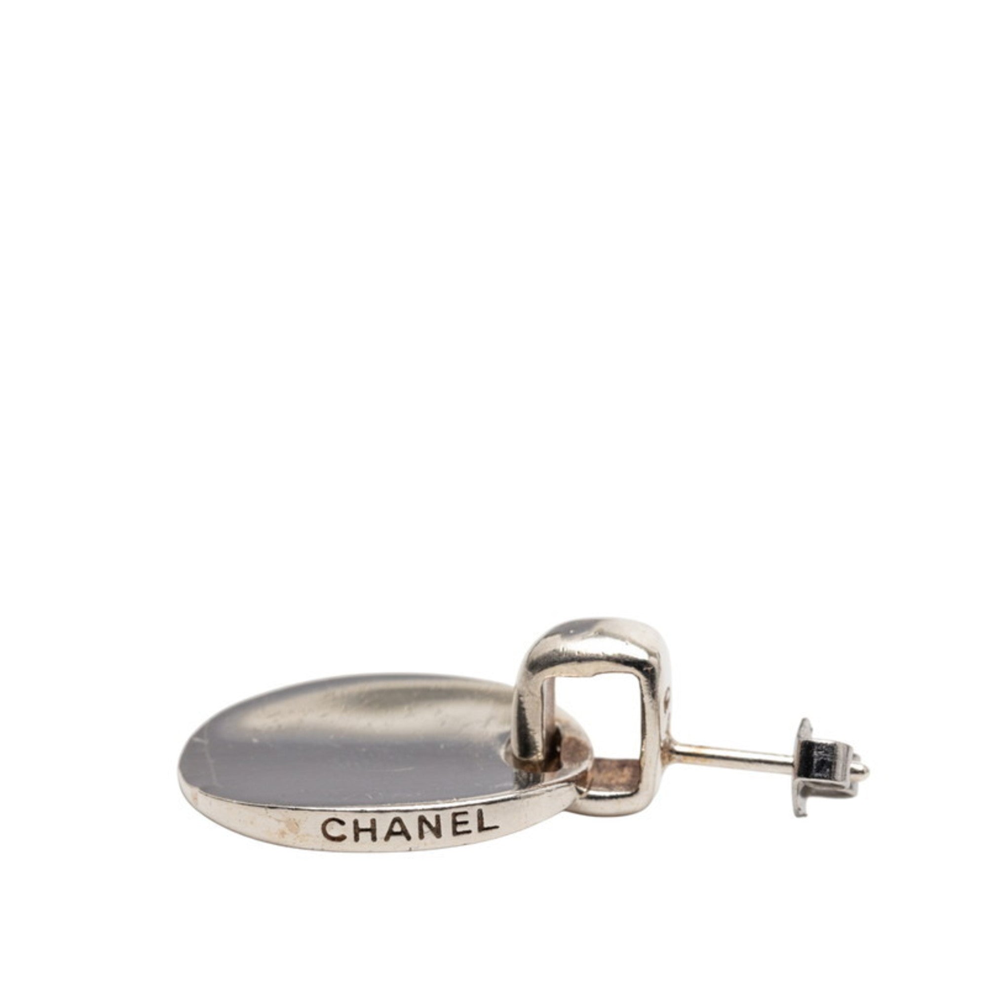 Earrings Logo Stud Sterling Silver