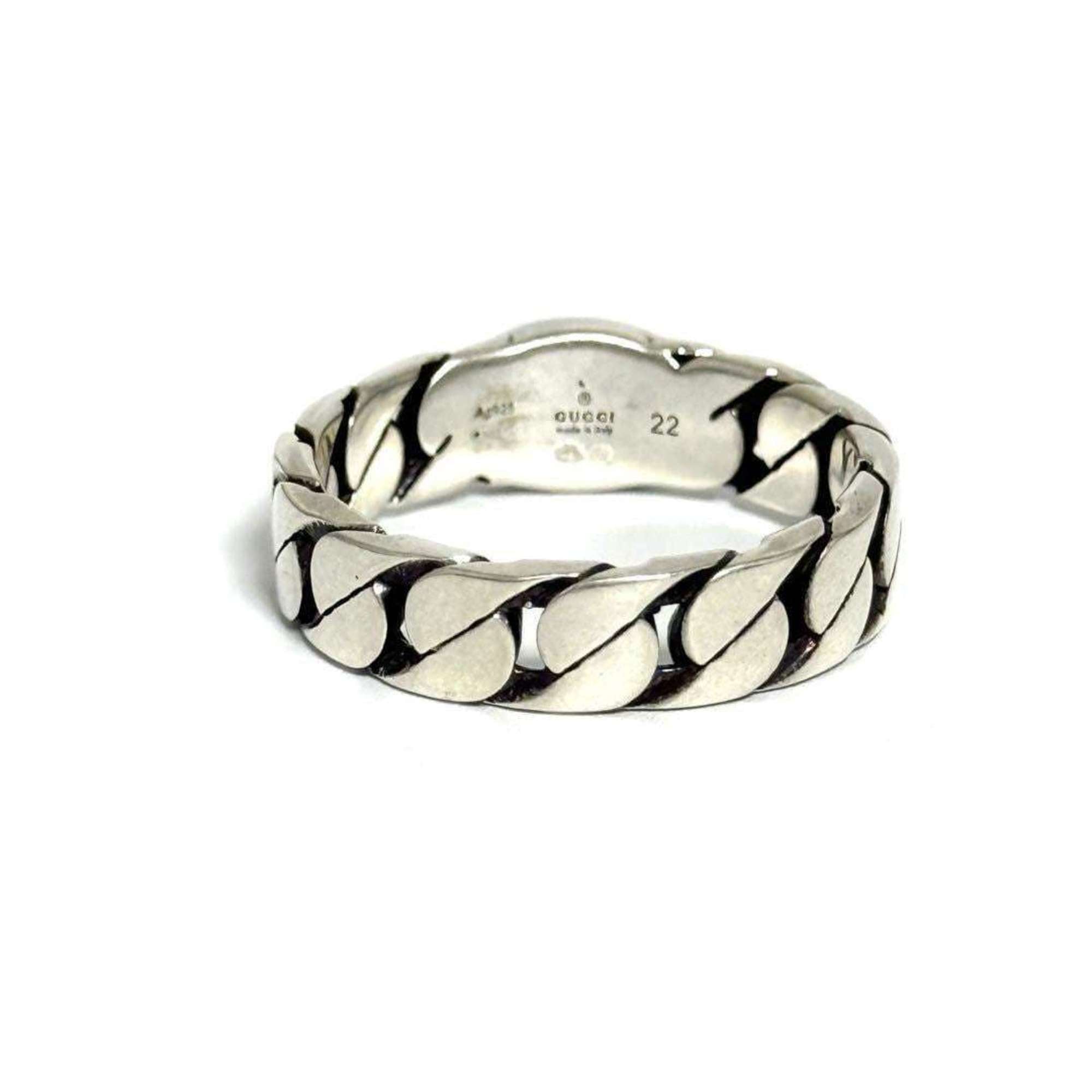 Interlocking G Band Ring Sterling Silver