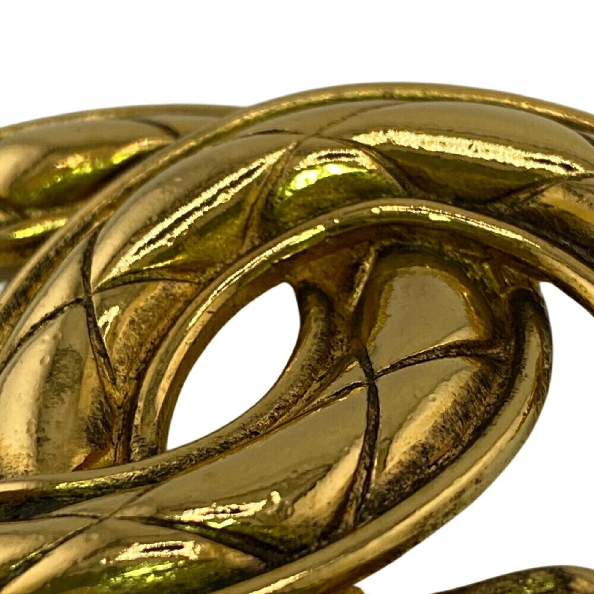 CC Logo Brooch Metal