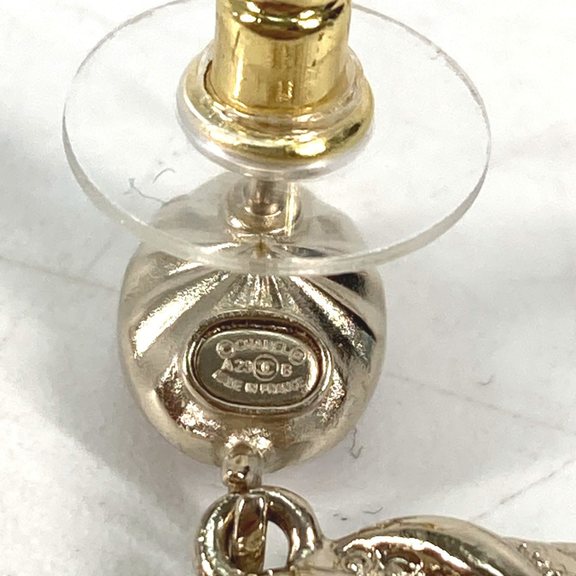 Earrings Gold-Tone Metal