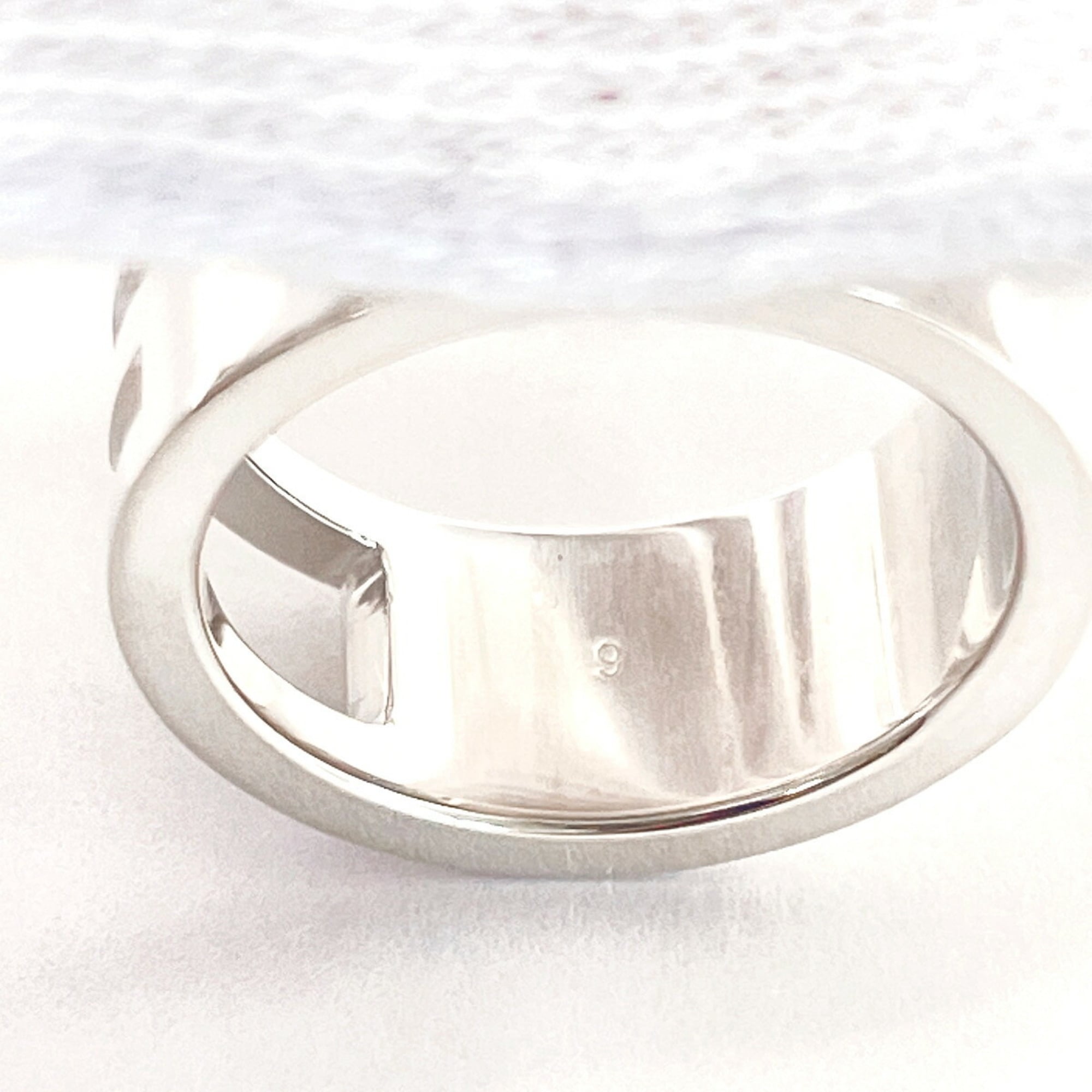 Cutout G Ring Sterling Silver